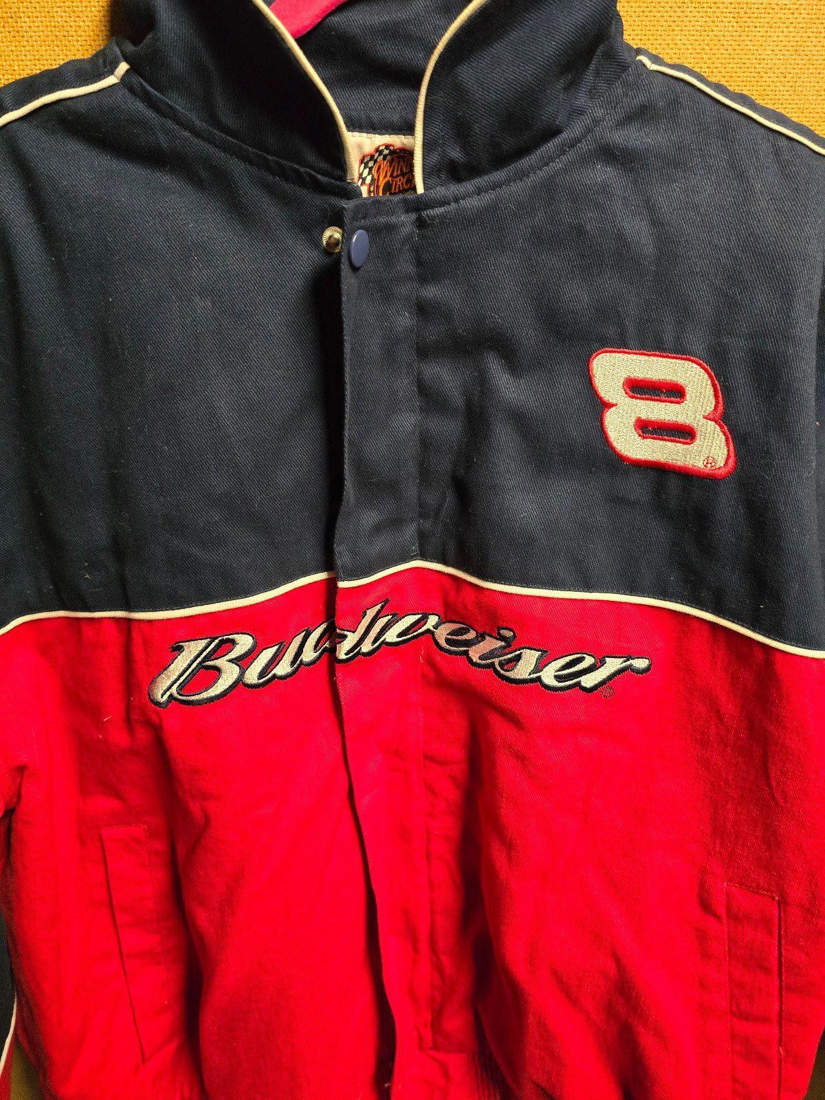 Winners Circle Vtg Dale Earnhardt Jr Winner’s Circle NASCAR Bud Jacket Sz L Size US L / EU 52-54 / 3 - 3 Thumbnail