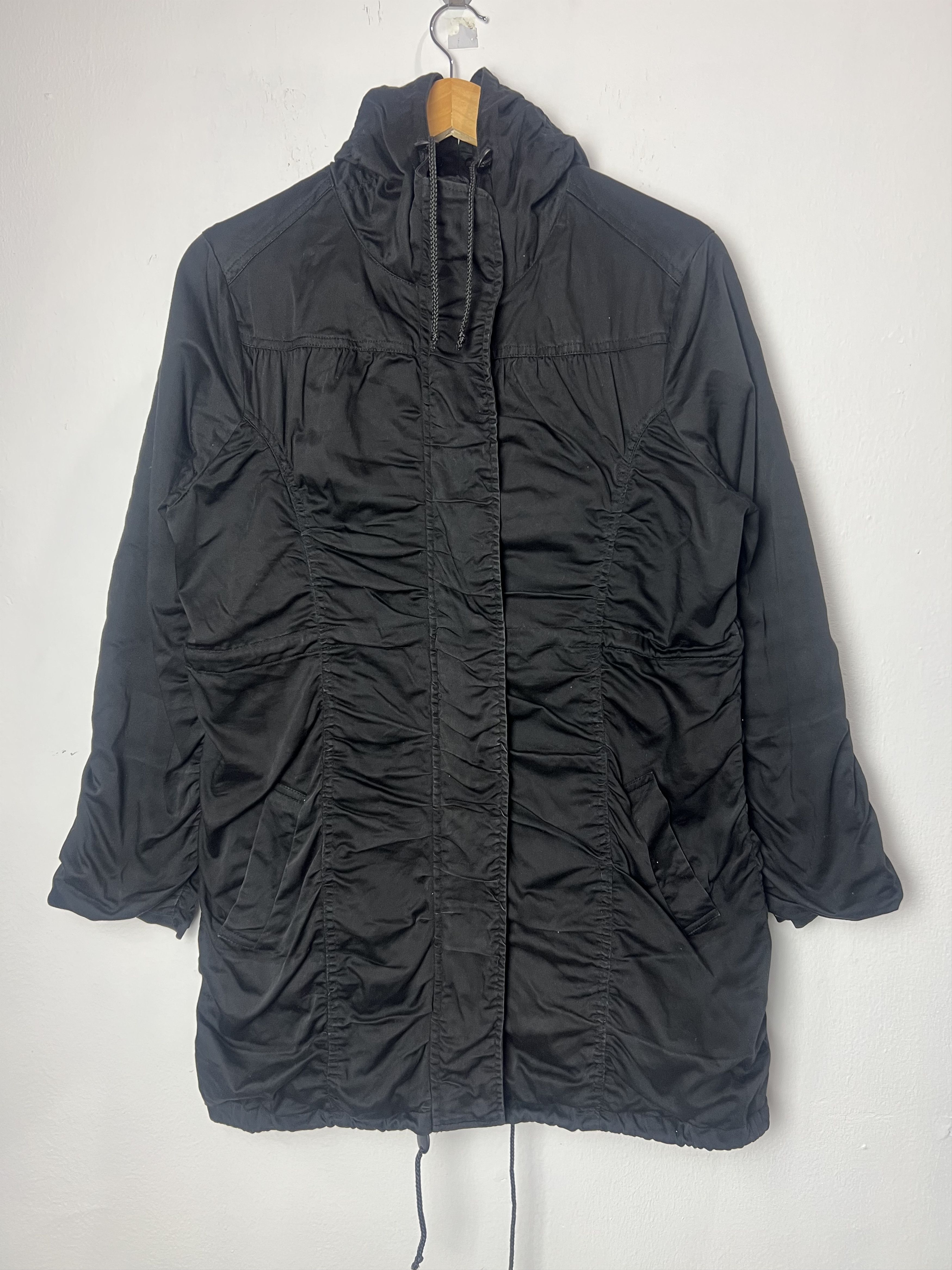 14th Addiction Meubles De Monde Shirring Puckering Cinched Hooded Jacket Size US M / EU 48-50 / 2 - 1 Thumbnail