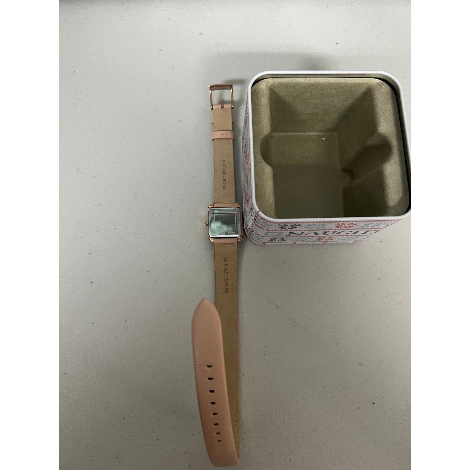 Michael Kors Michael Kors MK2826 Drew Blush Pink Leather Double Wrap Size ONE SIZE - 5 Thumbnail