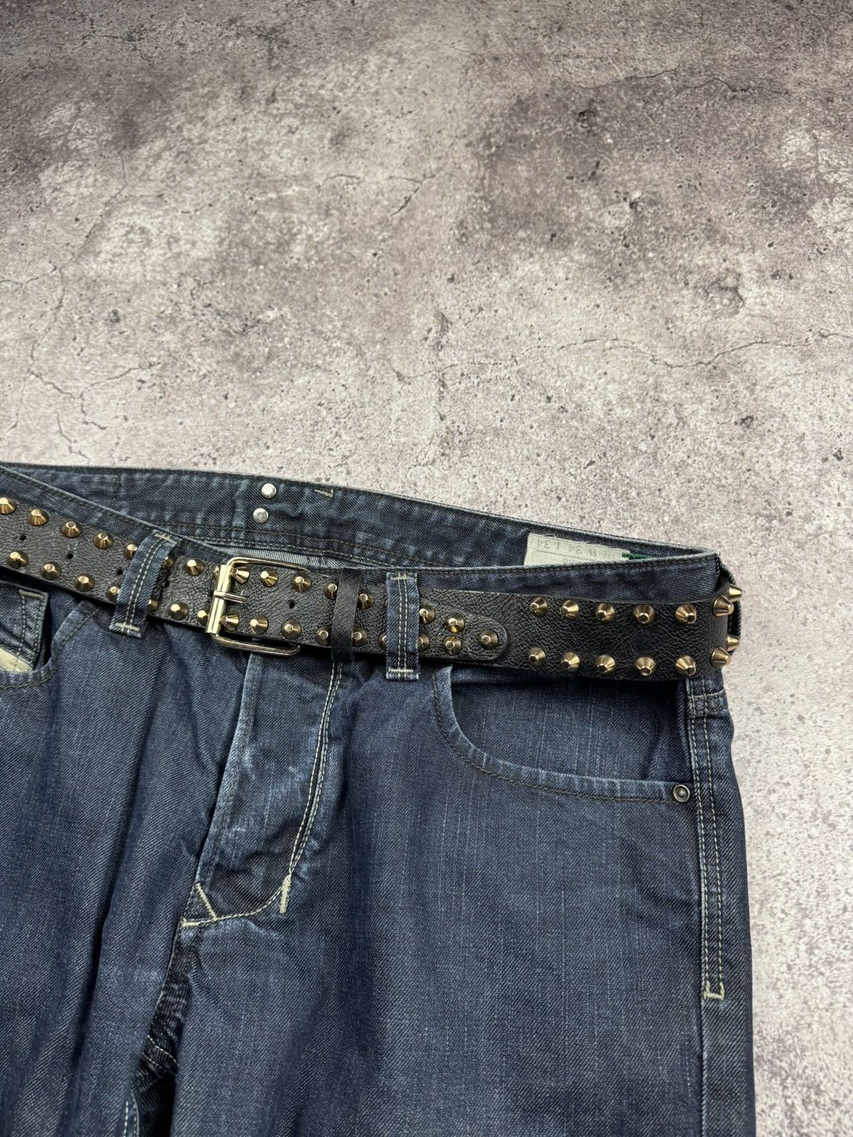 Japanese Brand 00’s JAPANESSE STYLE PUNK STUDDED RARE Y2K BELT VINTAGE Size ONE SIZE - 3 Thumbnail