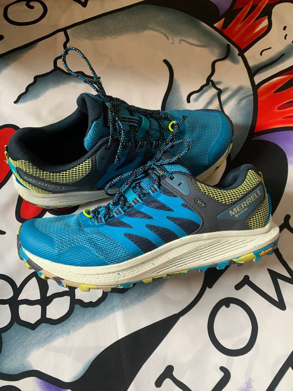 Merrell Merrell Nova 3 GTX Gore-Tex trainers in blue Size 10.5US Size US 10.5 / EU 43-44 - 1 Thumbnail