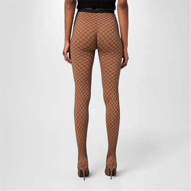 Balenciaga o1g2r1mq0924 Leggings in Brown & Black Size 27" / US 4 / IT 40 - 5 Thumbnail