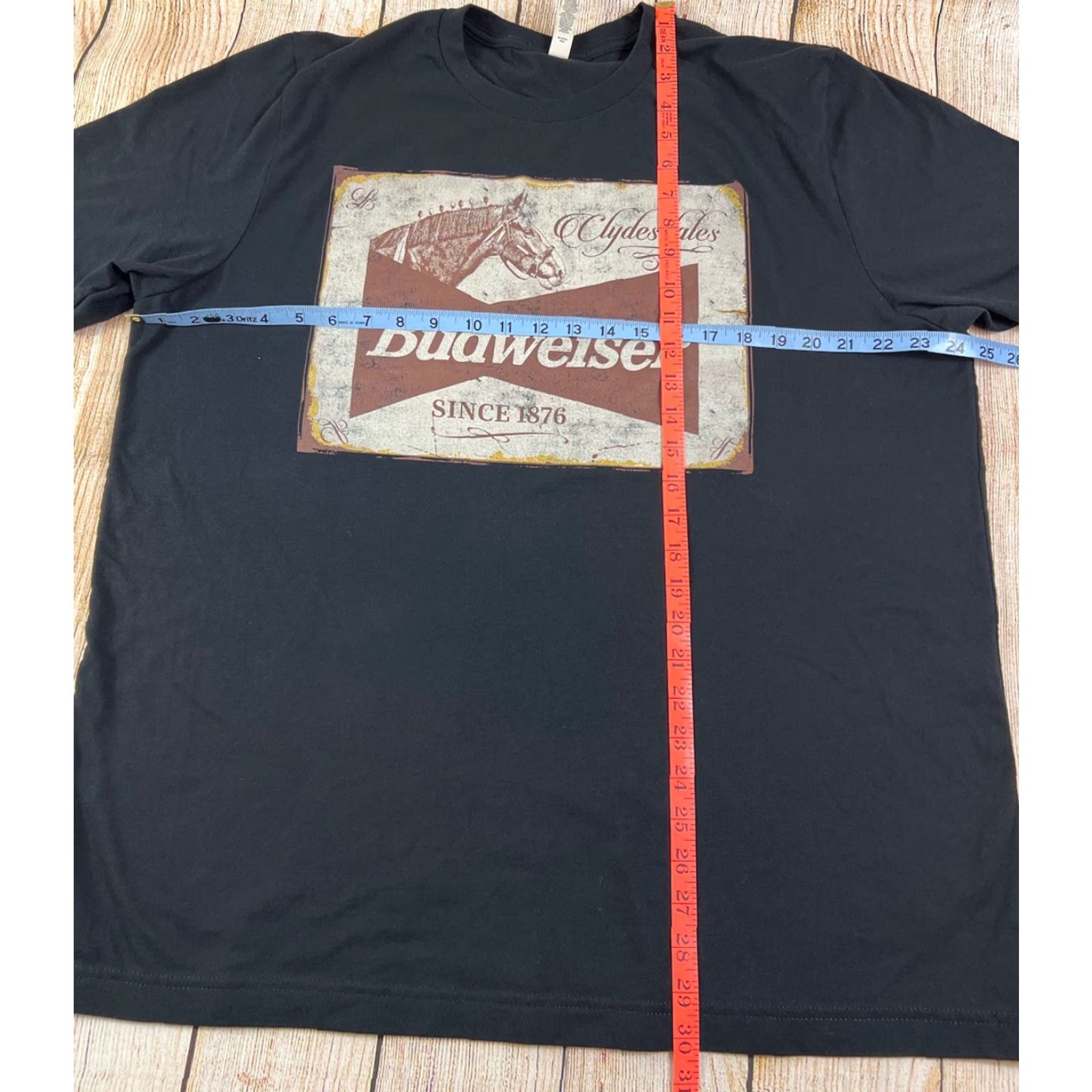 Budweiser Budweiser T-Shirt Black 2XL Men Short Sleeve Horse Beer Clydesdale Vintage? Size US XXL / EU 58 / 5 - 3 Thumbnail
