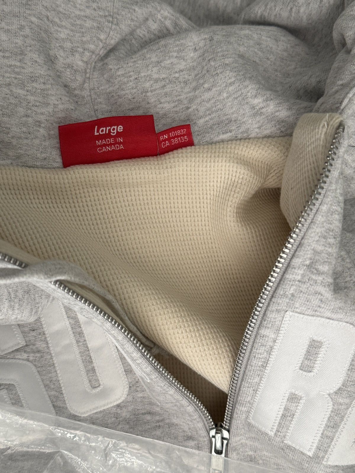 Supreme Supreme Arc Thermal Lined Zip Up Hooded Sweatshirt Size US L / EU 52-54 / 3 - 4 Thumbnail