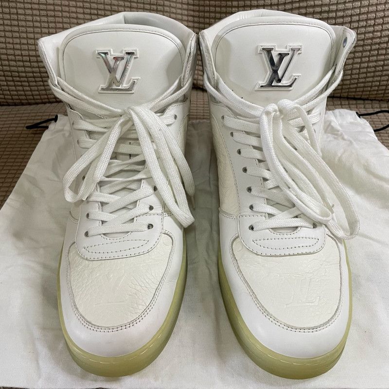 Louis Vuitton Louis Vuitton Rivoli High-Top Fashion Sneakers 0079 Size US 8 / EU 41 - 1 Thumbnail
