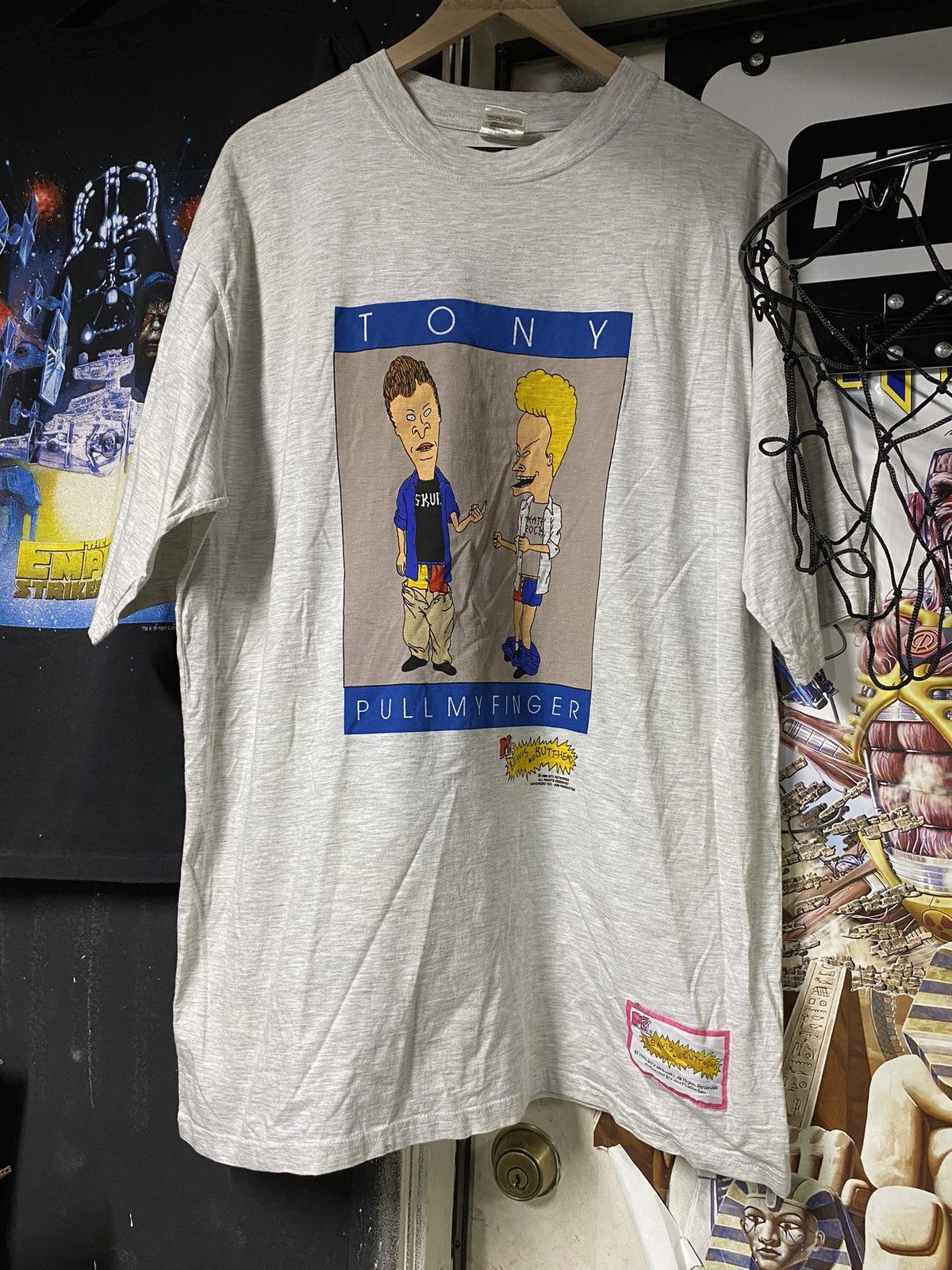 90’s Vintage Beavis and Butthead MTV Tee Shirt XLarge