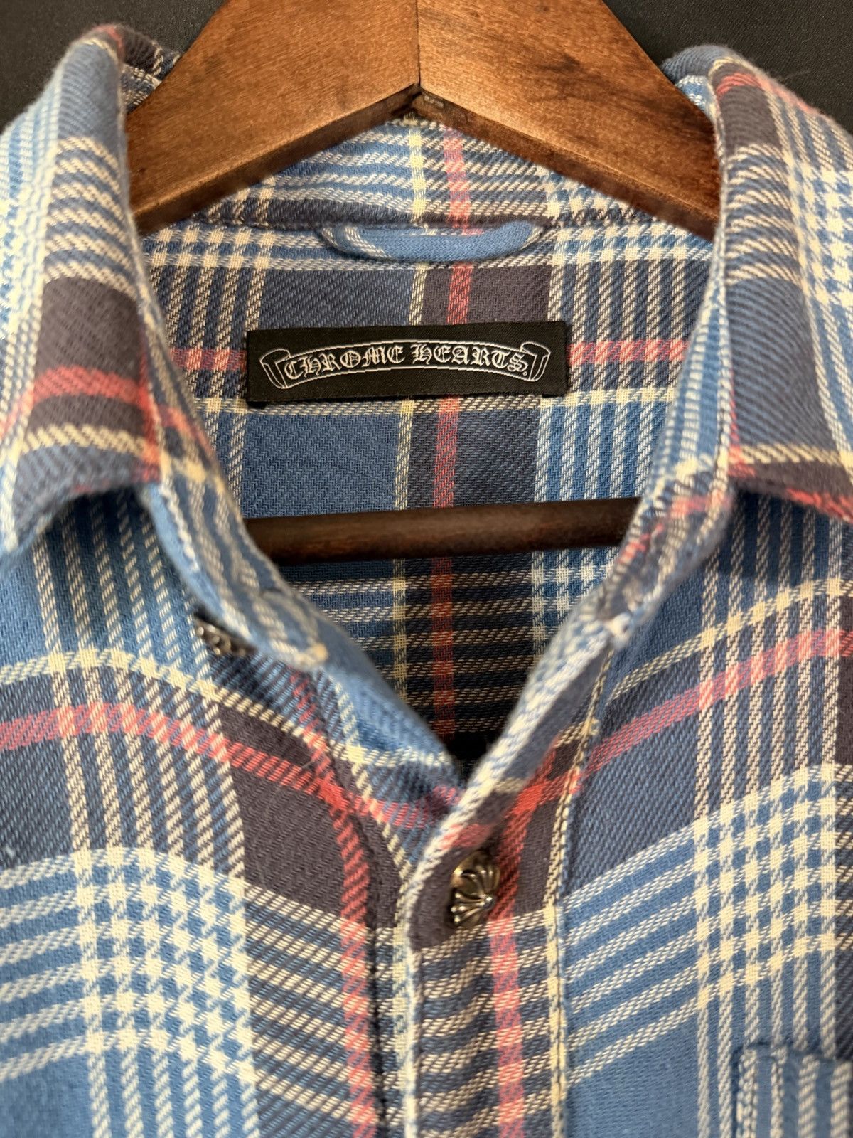 Chrome Hearts Chrome Hearts Cross Leather Patch Flannel Size US S / EU 44-46 / 1 - 5 Thumbnail