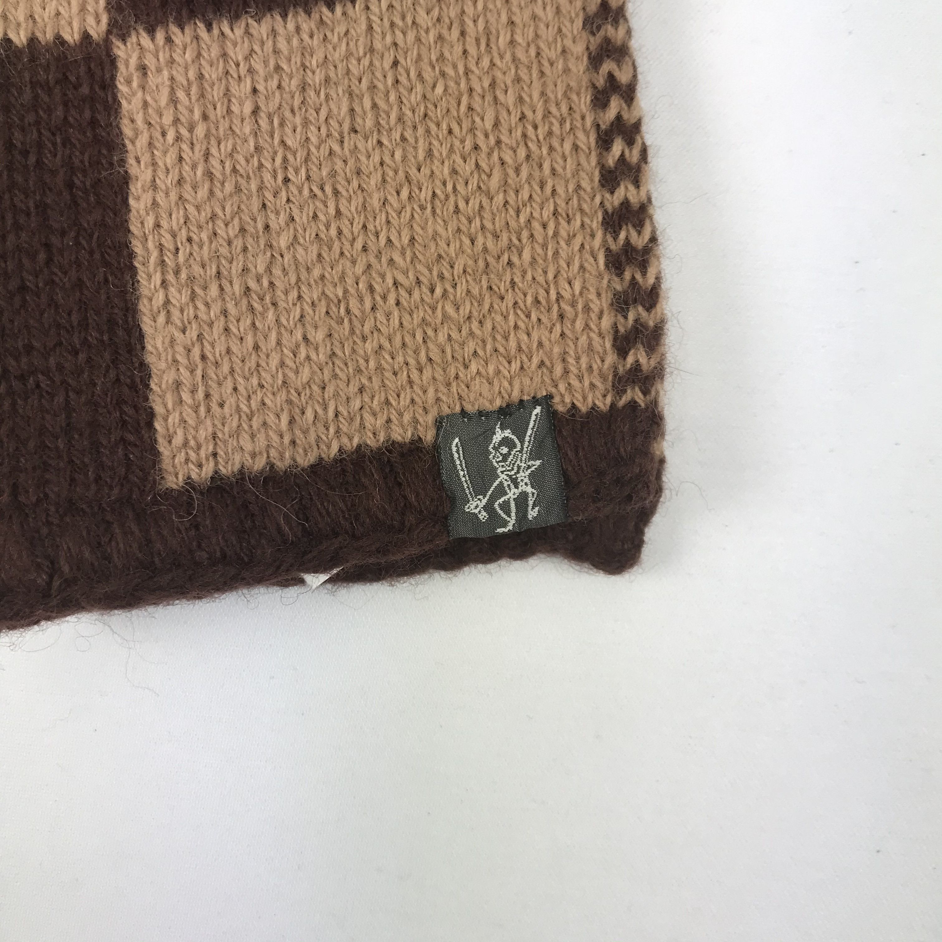 Japanese Brand Vintage PPFM Scarf Muffler Wool Cashmere Scarves Size ONE SIZE - 4 Thumbnail