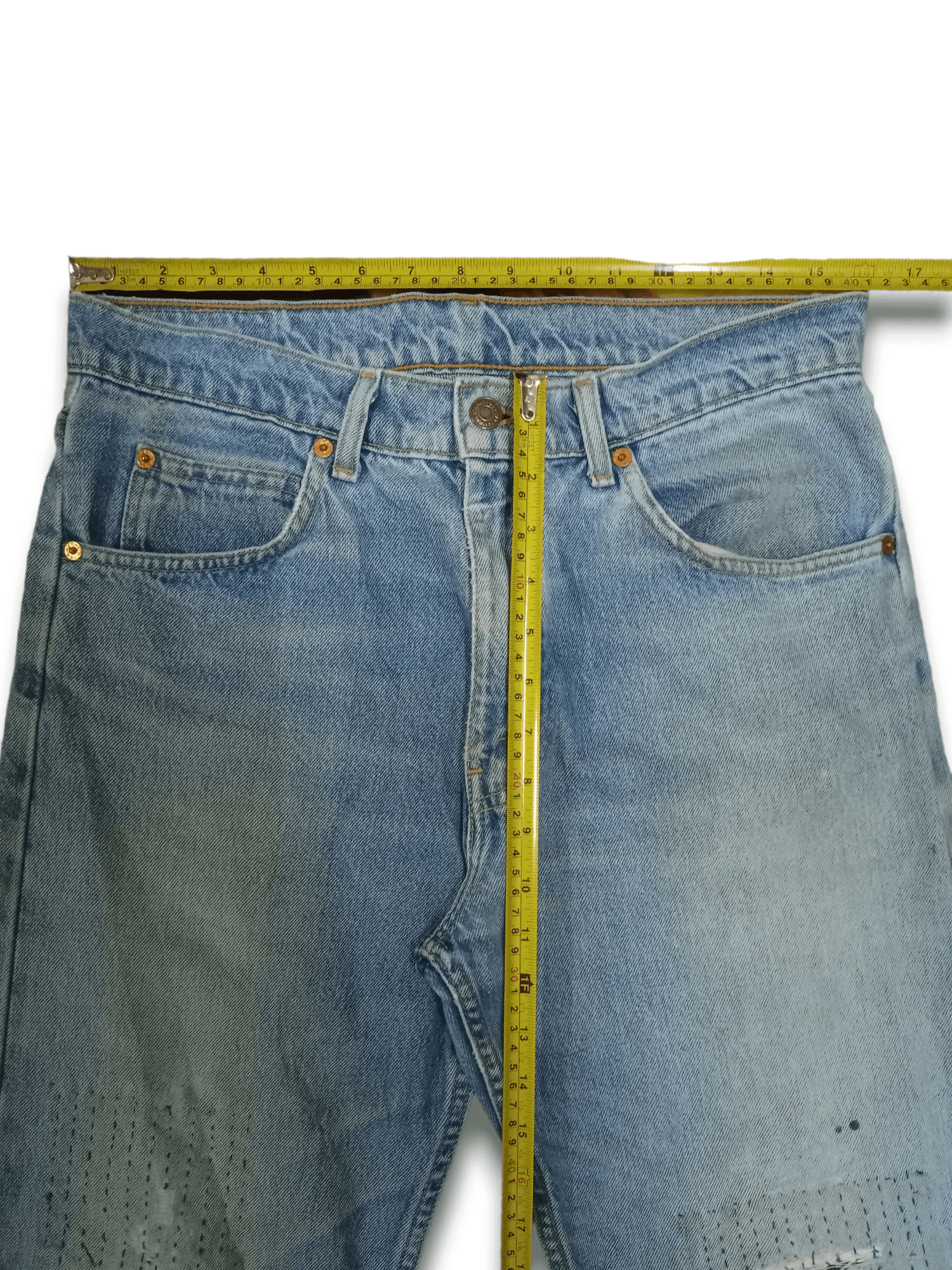 Levi's Vintage 80s Levis 607 Orange Tab Rework Loose Jeans Size US 32 / EU 48 - 9 Thumbnail