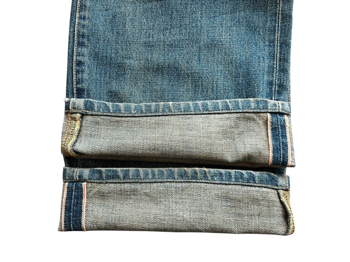 Edwin Vintage Edwin 505 Selvedge MudwashWide Denim Jeans 31x31 Size US 31 - 7 Thumbnail