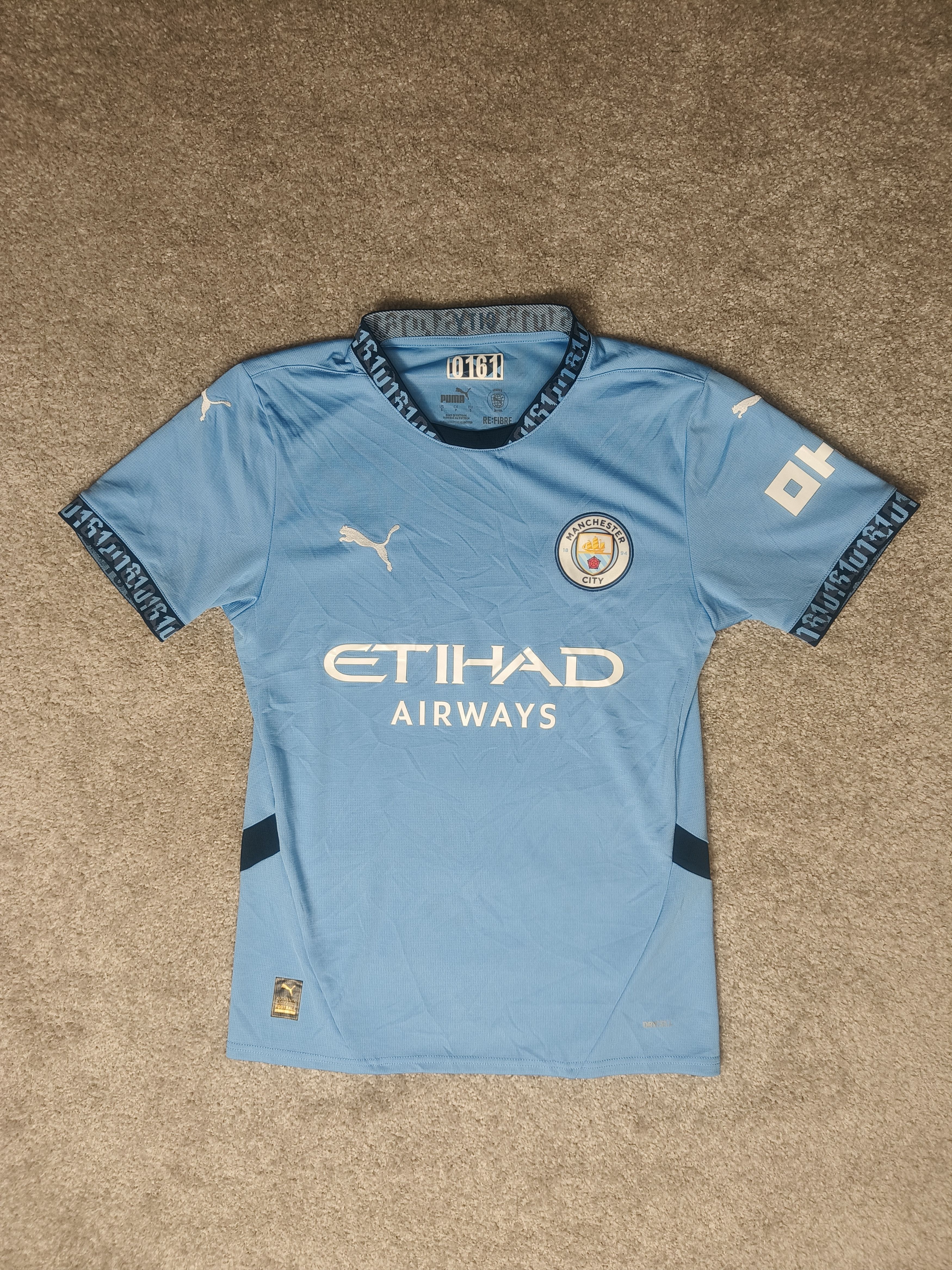Puma Manchester City 2024/25 Home Player's Edition Jersey Shirt Size US S / EU 44-46 / 1 - 1 Thumbnail