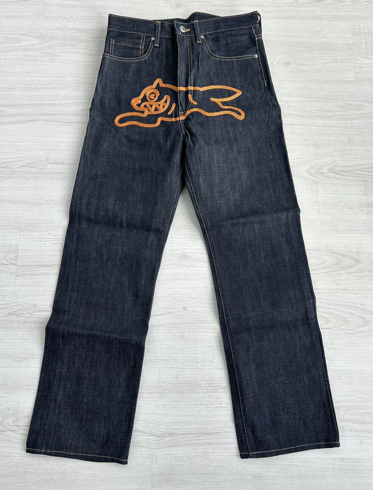 Rare BBC OG Jumping Dog & order Astronaut Print Jeans