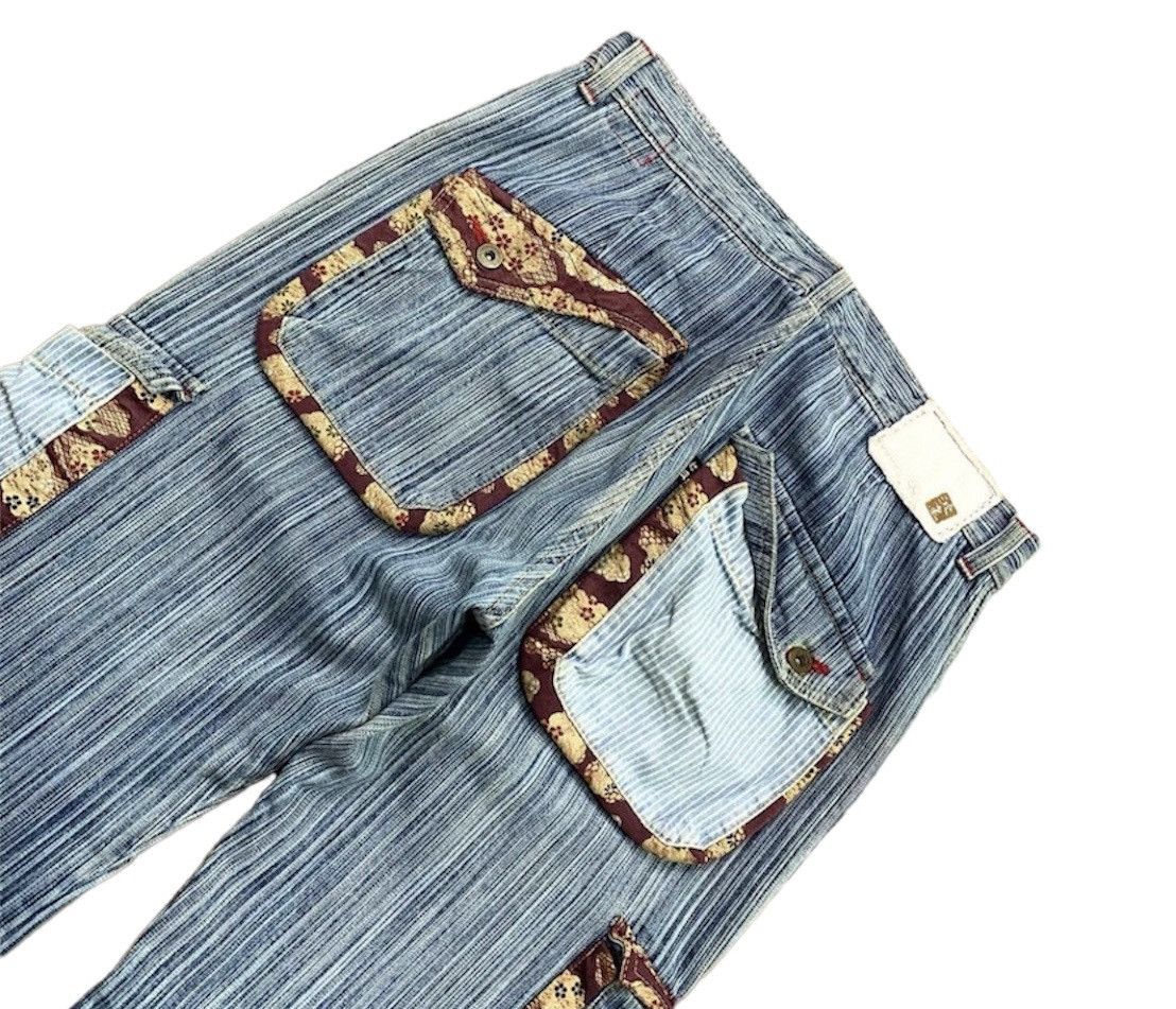 Isamu Katayama Backlash Vintage Japanese Brand Herringbone Sukajan Jeans Size US 33 - 4 Thumbnail