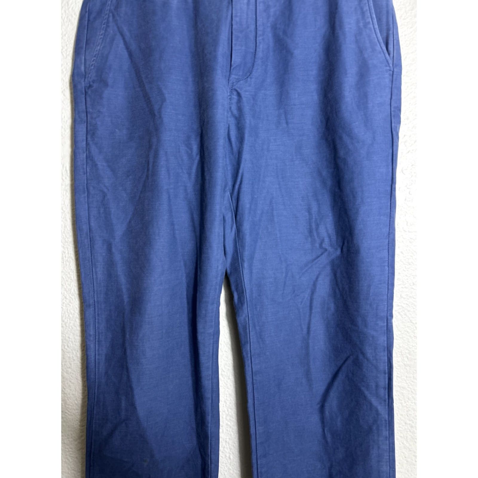 J.Crew J.Crew Slim Fit Mens 34x32 Blue Cotton Chino Pants Size US 34 / EU 50 - 3 Thumbnail
