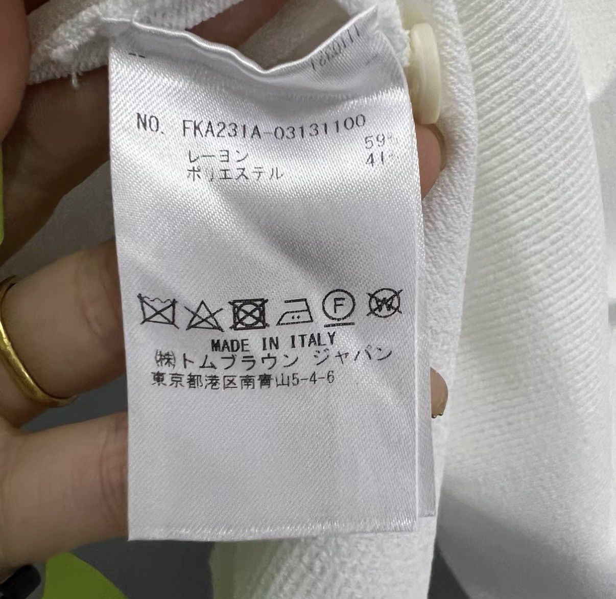 Thom Browne Thom Browne White Collar Striped Polo Shirt J41 Size XS / US 0-2 / IT 36-38 - 5 Thumbnail
