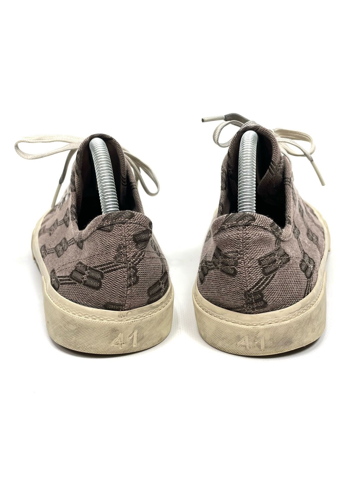 Balenciaga Balenciaga All Over BB Logo Low Top Sneakers - EU 41 (UK 8) Size US 11 / IT 41 - 8 Thumbnail