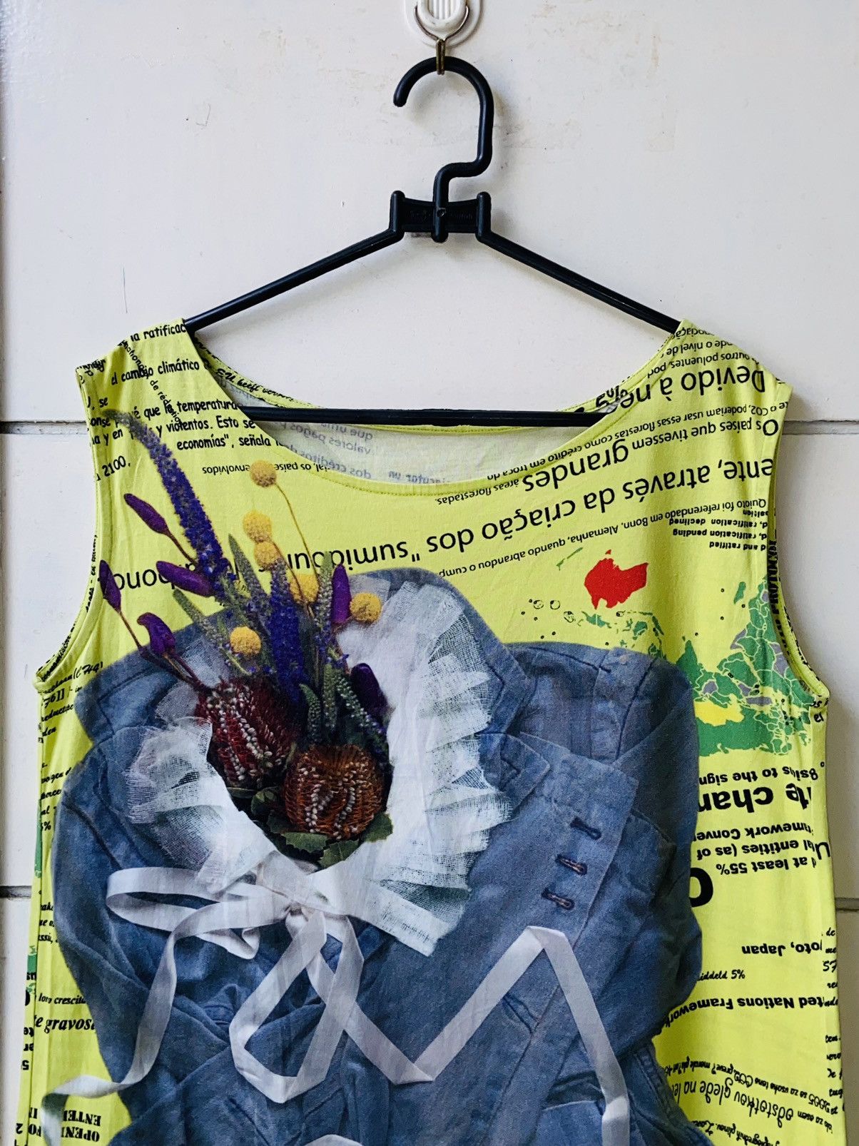 Designer RITSUKO SHIRAHAMA Sleeveless Dress Size M / US 6-8 / IT 42-44 - 14 Thumbnail