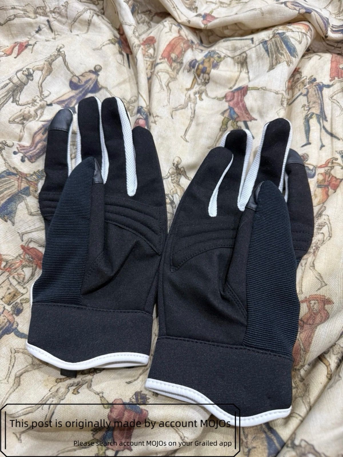Undercover Undercover Hal Laboratories Rivet Gloves Black Size ONE SIZE - 2 Thumbnail