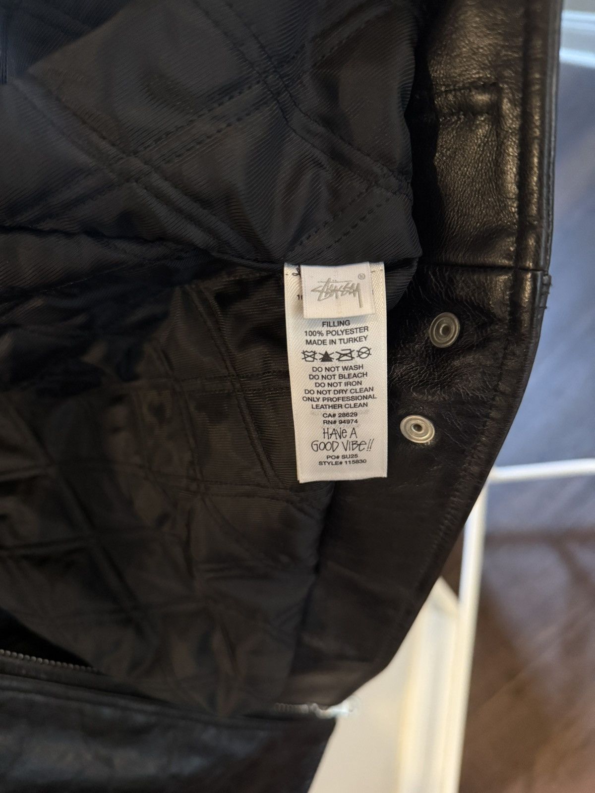 Stussy Stussy Leather Garage Jacket Size US L / EU 52-54 / 3 - 9 Thumbnail