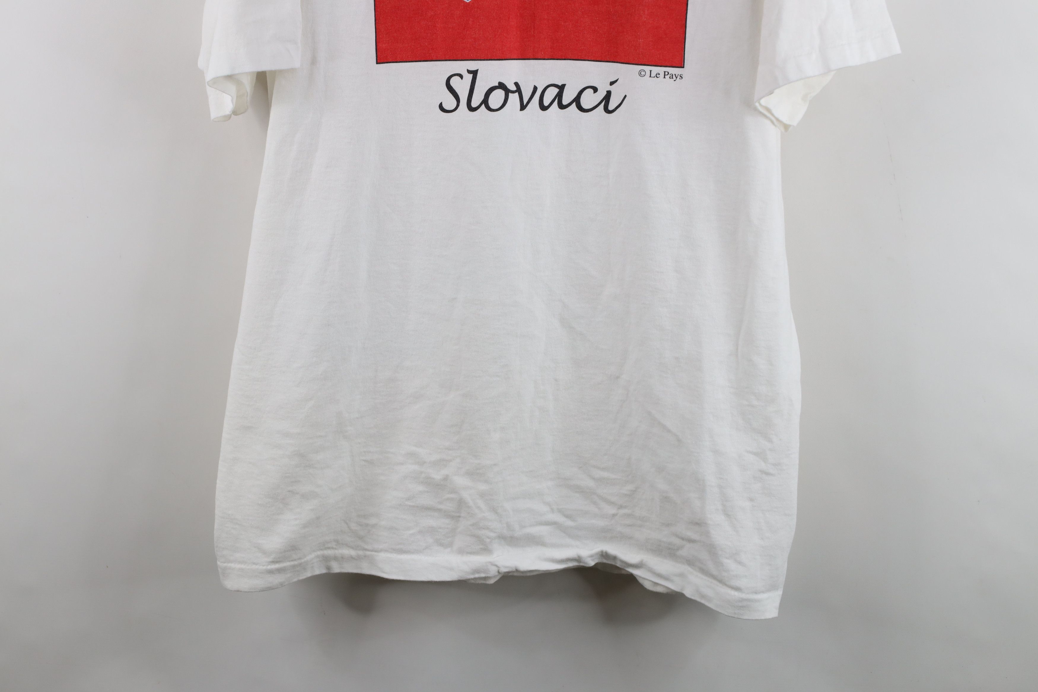 Vintage Vintage 90s Streetwear Republic Slovaci Slovakia T-Shirt USA Size US XL / EU 56 / 4 - 3 Thumbnail