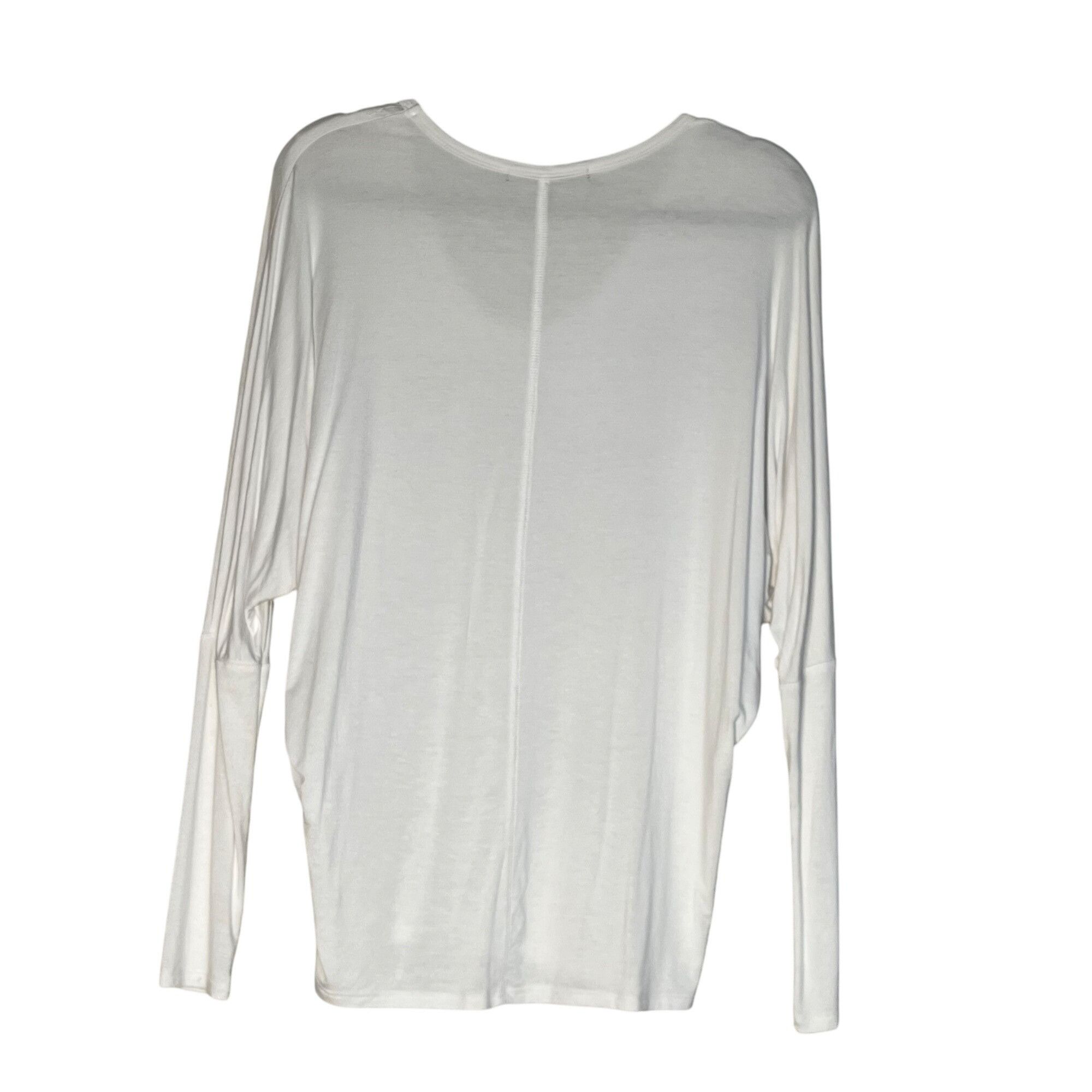 Other Karen by Karen Kane Cream S Tee – Lightweight Minimalist Bot Size S / US 4 / IT 40 - 2 Thumbnail