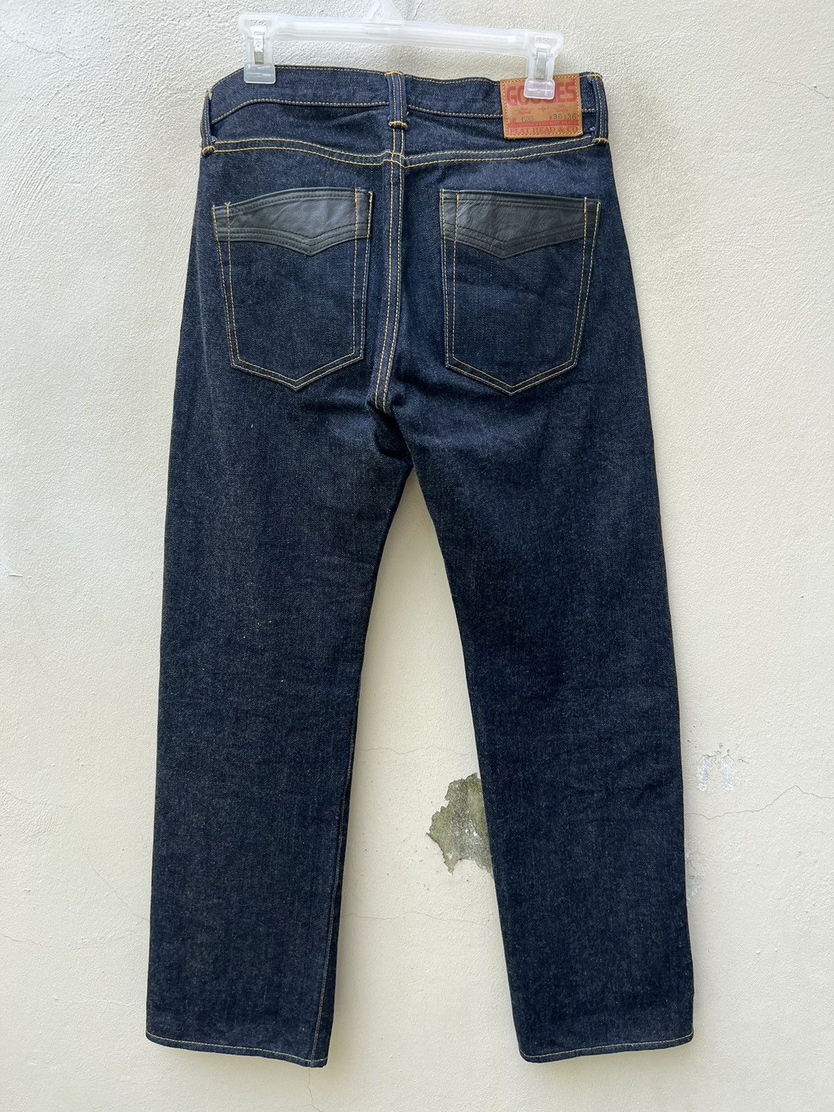 The Flat Head The Flat Head Googies G35 Dark Blue Denim Selvedge Jeans Size US 30 / EU 46 - 14 Thumbnail