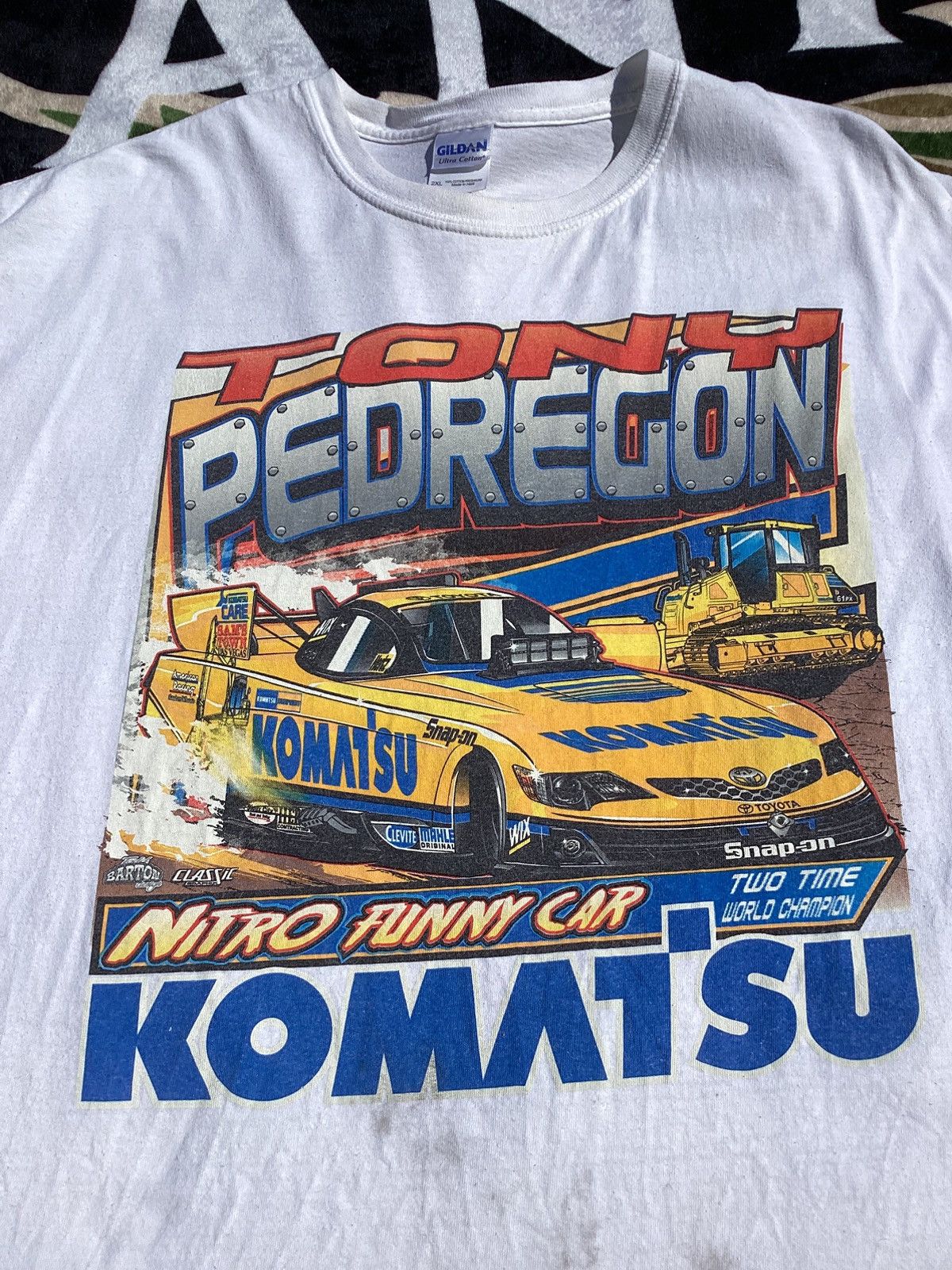 Other Tony Pedregon nitro funny car Komatsu racing care snap on T Size US XL / EU 56 / 4 - 2 Thumbnail