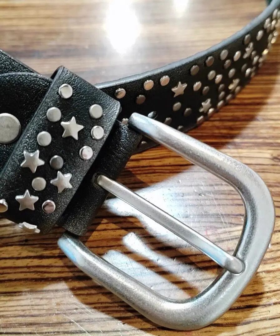 Japanese Brand × Vintage Retro punk rock multi star stud belt Size ONE SIZE - 3 Thumbnail