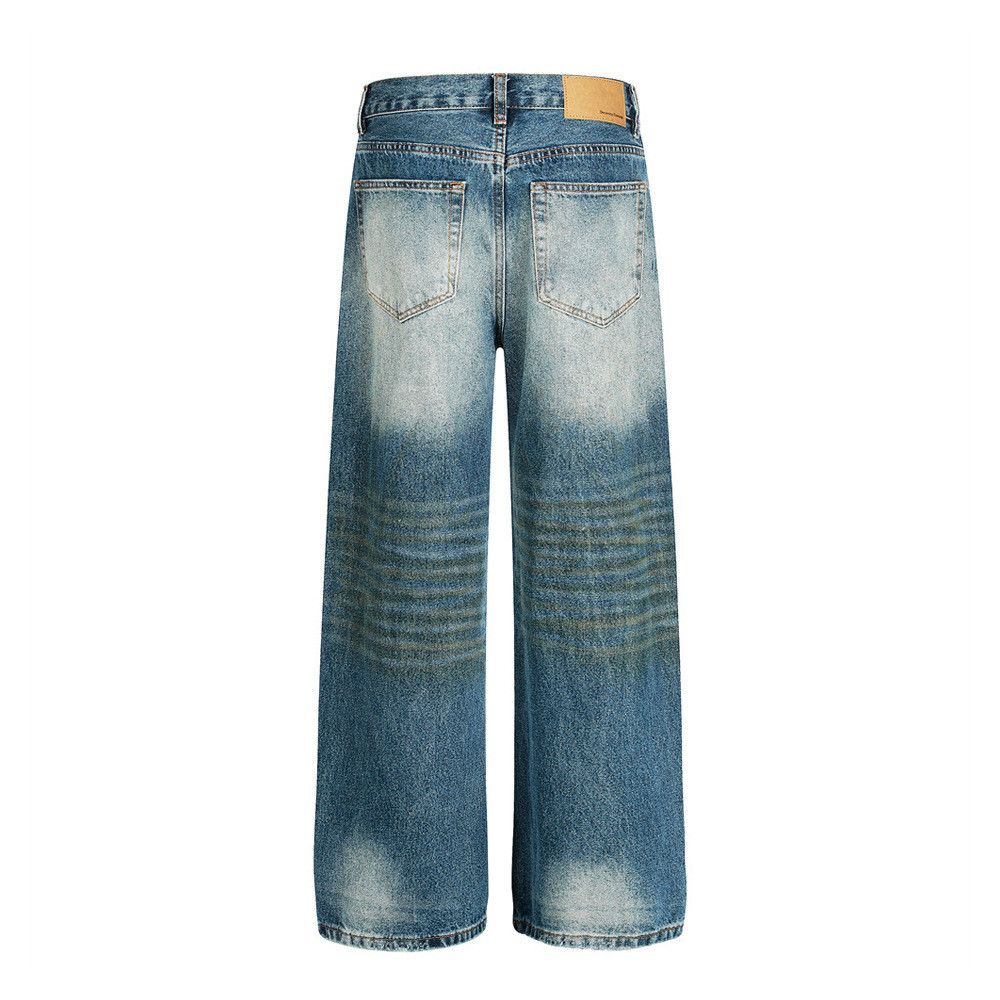 Japanese Brand × Jean Men's vintage washed distressed heavy washed jeans Size US 32 / EU 48 - 3 Thumbnail