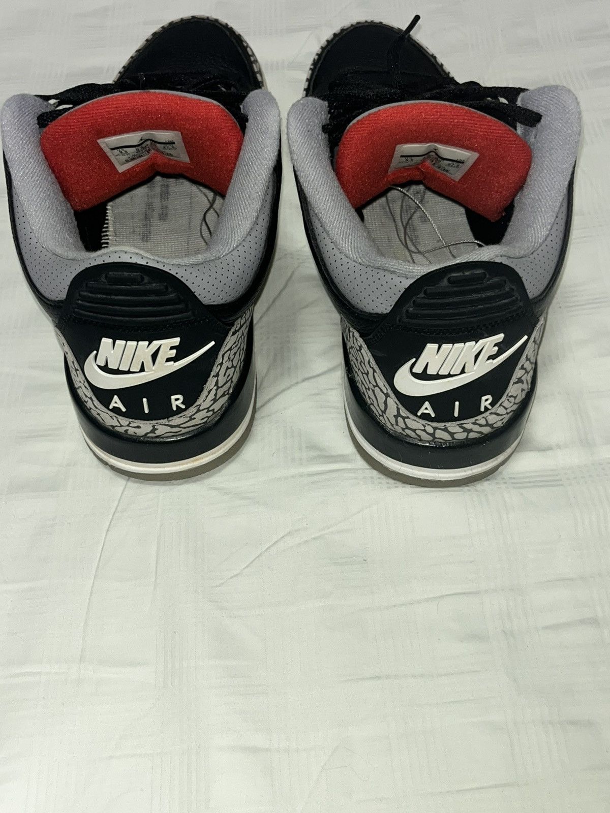 Jordan Brand Air Jordan 3 “Black Cement” 2018 Size US 9.5 / EU 42-43 - 6 Thumbnail