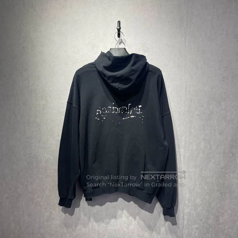 Balenciaga Balenciaga Coke Hand-Drawn Logo Printed Hooded Sweatshirt Size US S / EU 44-46 / 1 - 2 Thumbnail