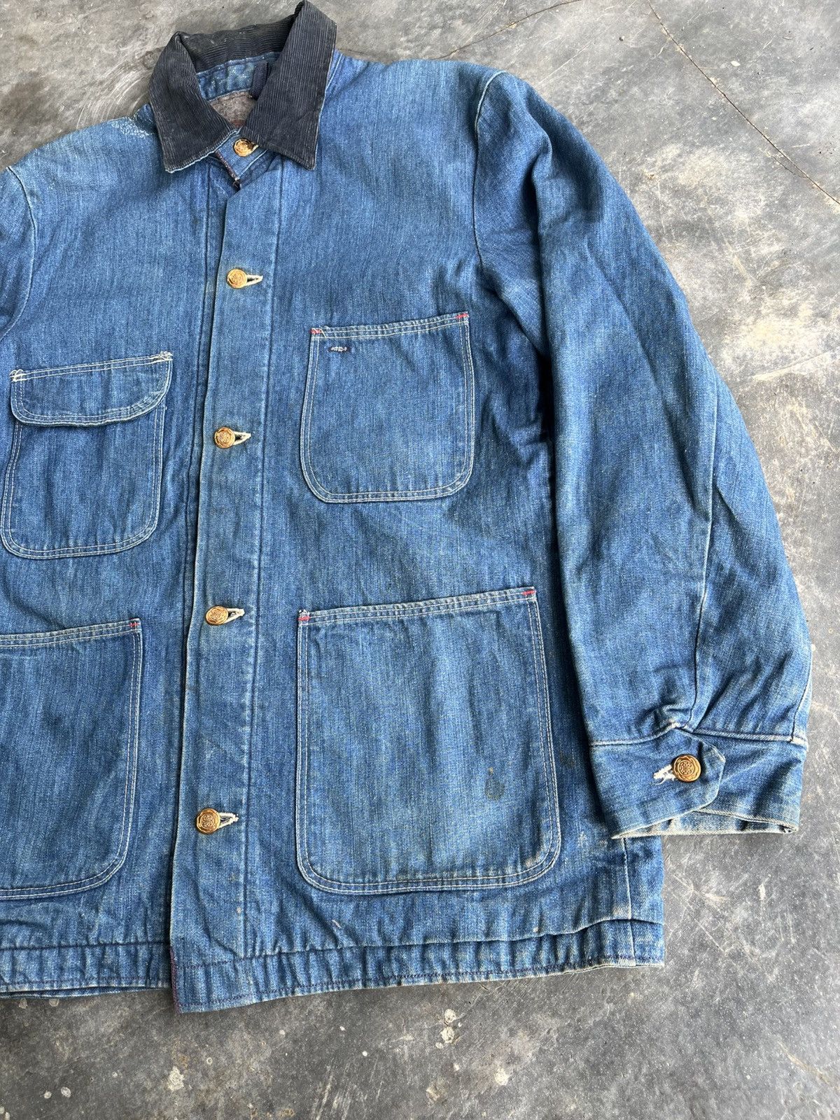 Vintage × Wrangler Vintage Wrangler Chore Jacket Size US L / EU 52-54 / 3 - 10 Thumbnail