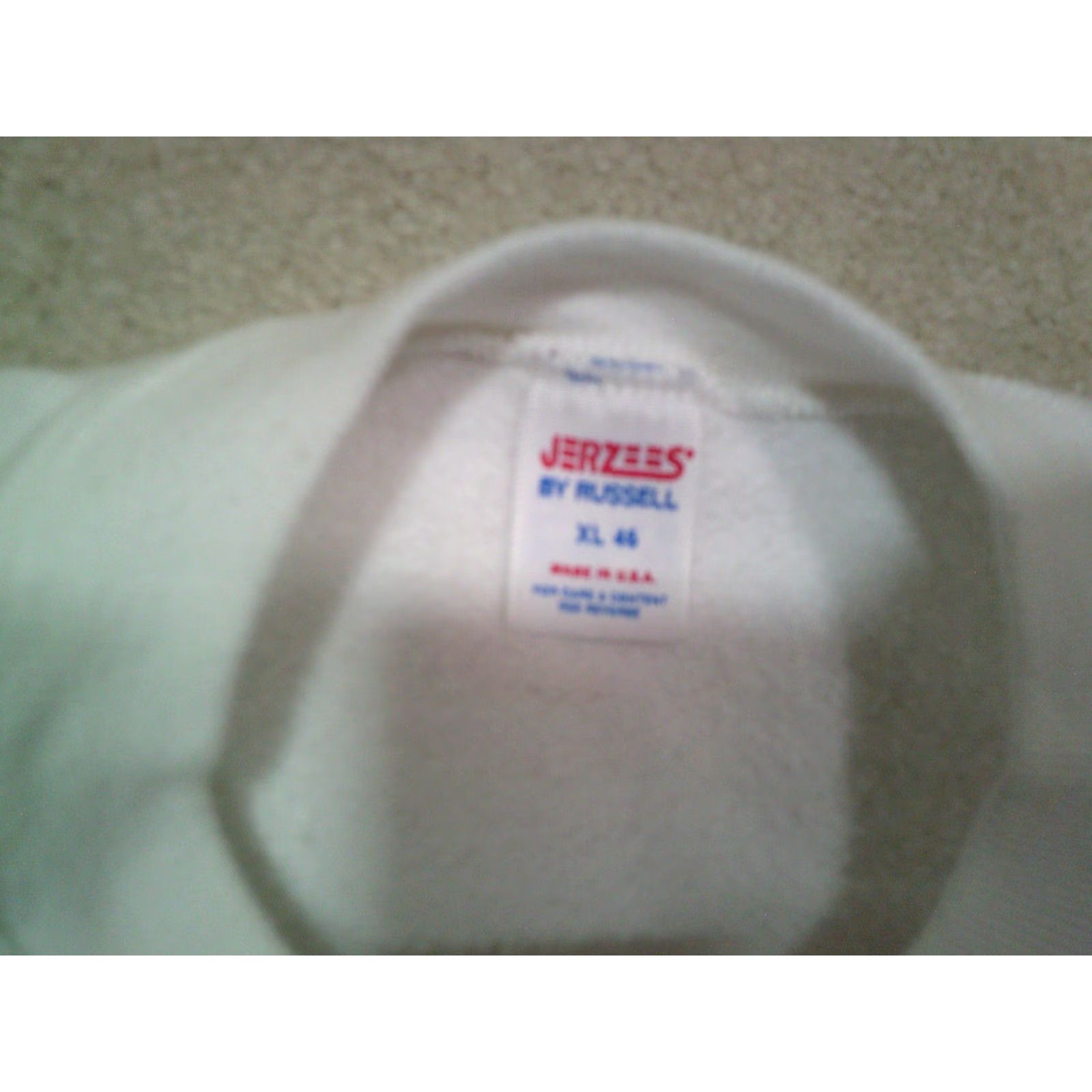Russell Athletic VINTAGE Russell Athletic Crewneck Sweatshirt Mens Large White 90s Mardi Gras Galveston Island - Graphic Print, Logo, Pullover Size US L / EU 52-54 / 3 - 4 Thumbnail
