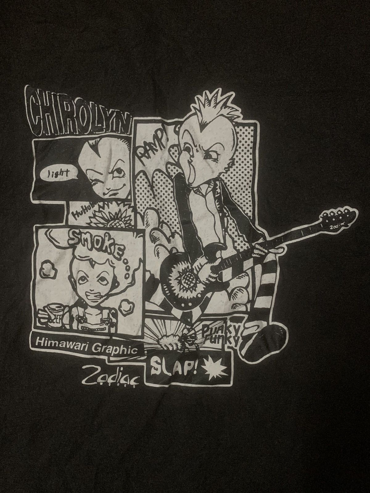 Band Tees × Seditionaries × Vintage Vintage 90’s Chirolyn Punk Band Guitarist Anime Tee Size US L / EU 52-54 / 3 - 3 Thumbnail