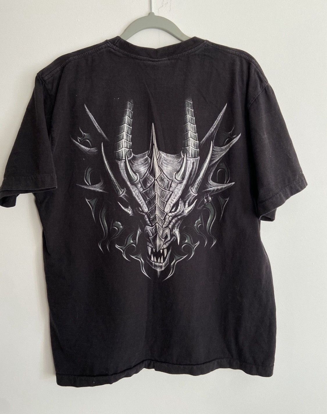Japanese Brand Vintage aop Dragon archive Tee opium y2k rare alternative Size US L / EU 52-54 / 3 - 2 Thumbnail