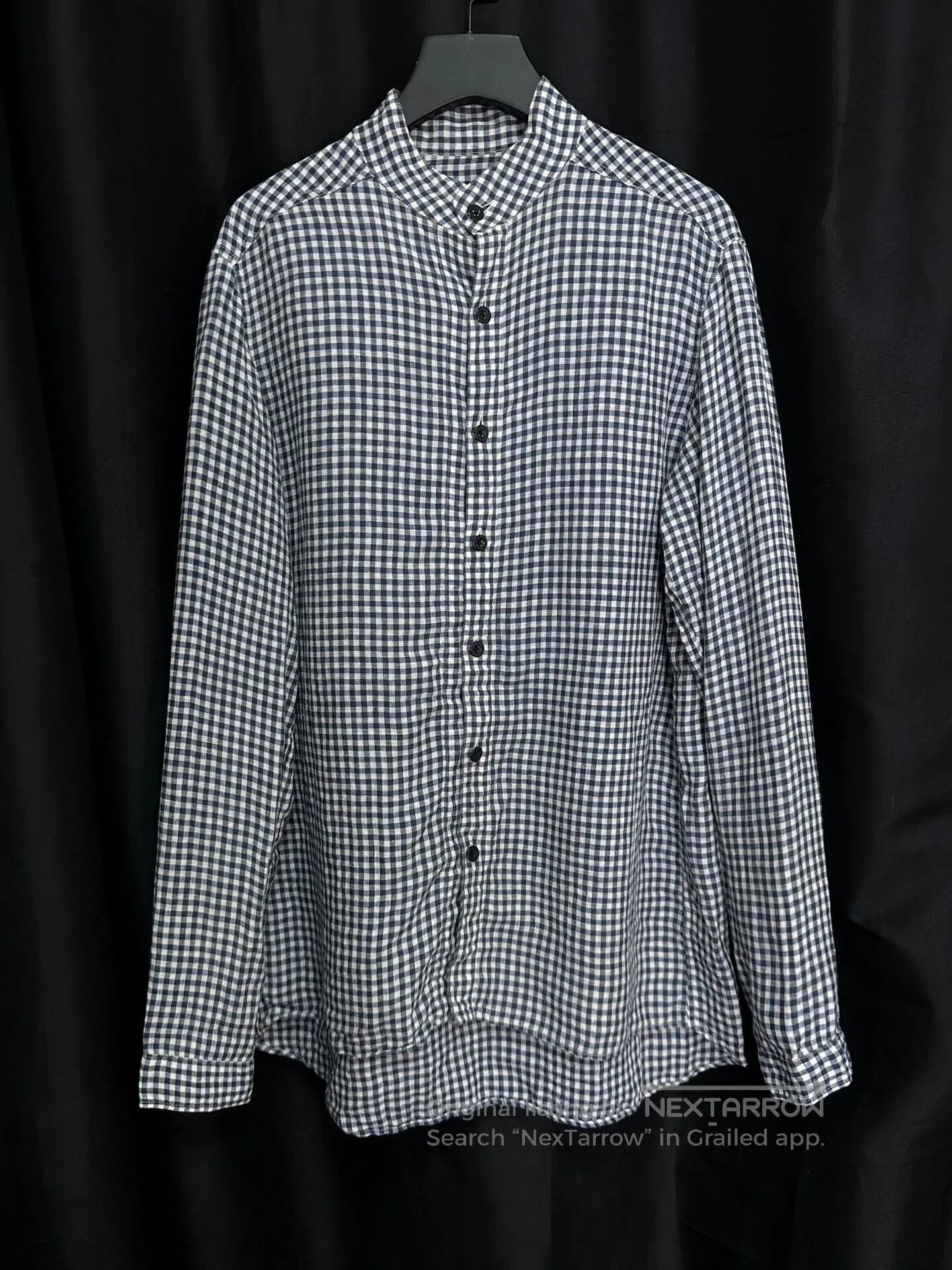 Japanese Brand workers style cotton linen shirt. Size US L / EU 52-54 / 3 - 1 Thumbnail