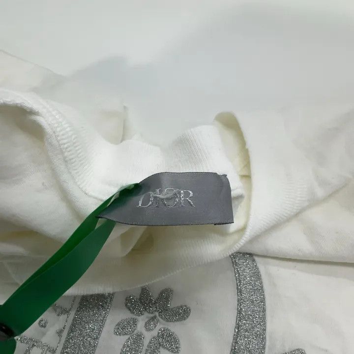 Dior Dior Dior Logo Embroidered Long Sleeve T-Shirt 0079-2507 Size US XL / EU 56 / 4 - 6 Thumbnail