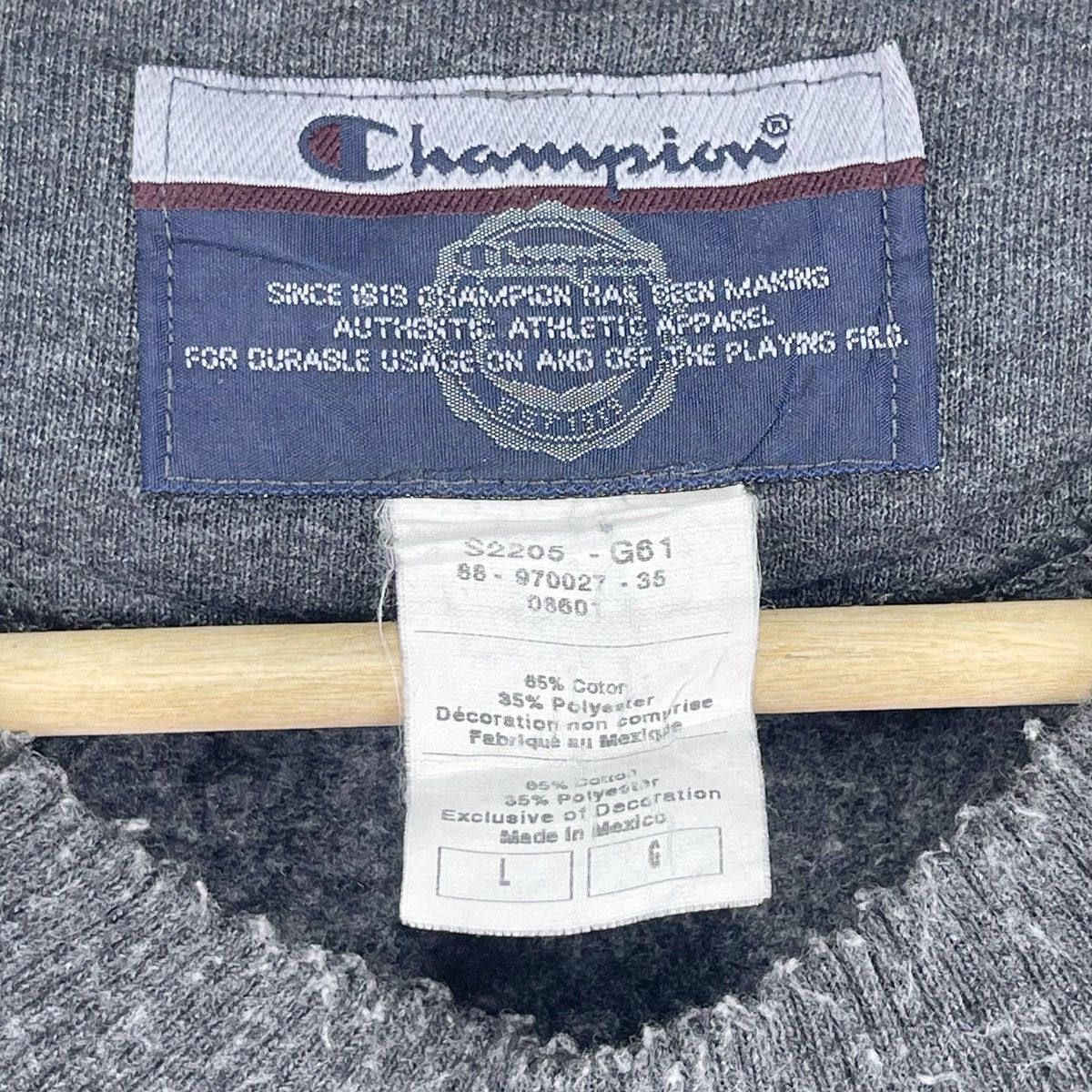 Champion × Vintage Vintage Harvard University Champion Sweatshirt Size US XL / EU 56 / 4 - 6 Thumbnail