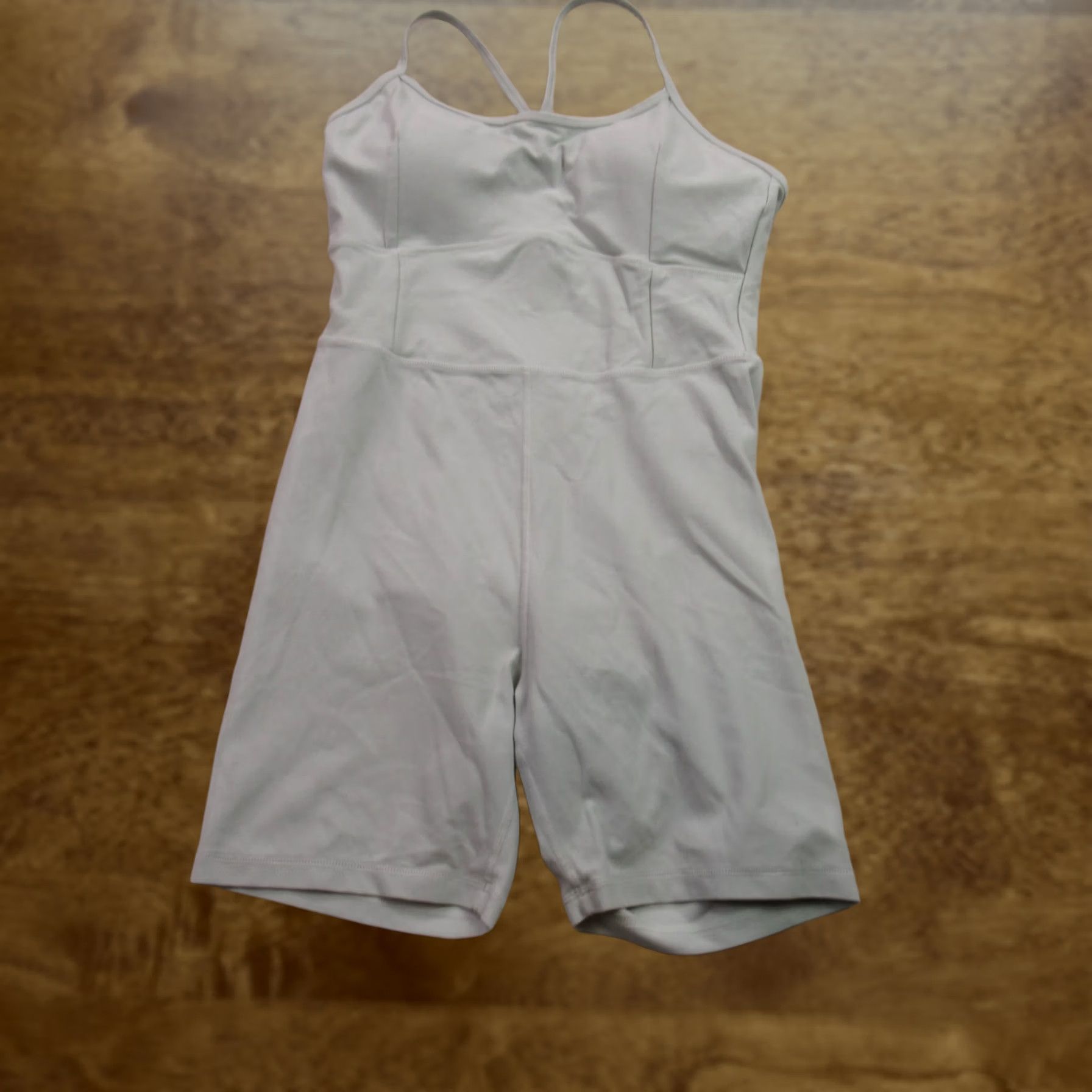 Vintage Romper One Piece Sleeveless Gray Large Lightweight Casual Womens Size 36" / US 14 / IT 50 - 1 Thumbnail