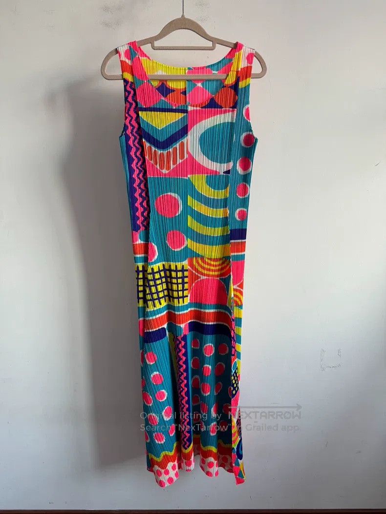 Issey Miyake Issey Miyake Pink Ruffled Dress Size XXL / US 16-18 / IT 52-54 - 1 Thumbnail