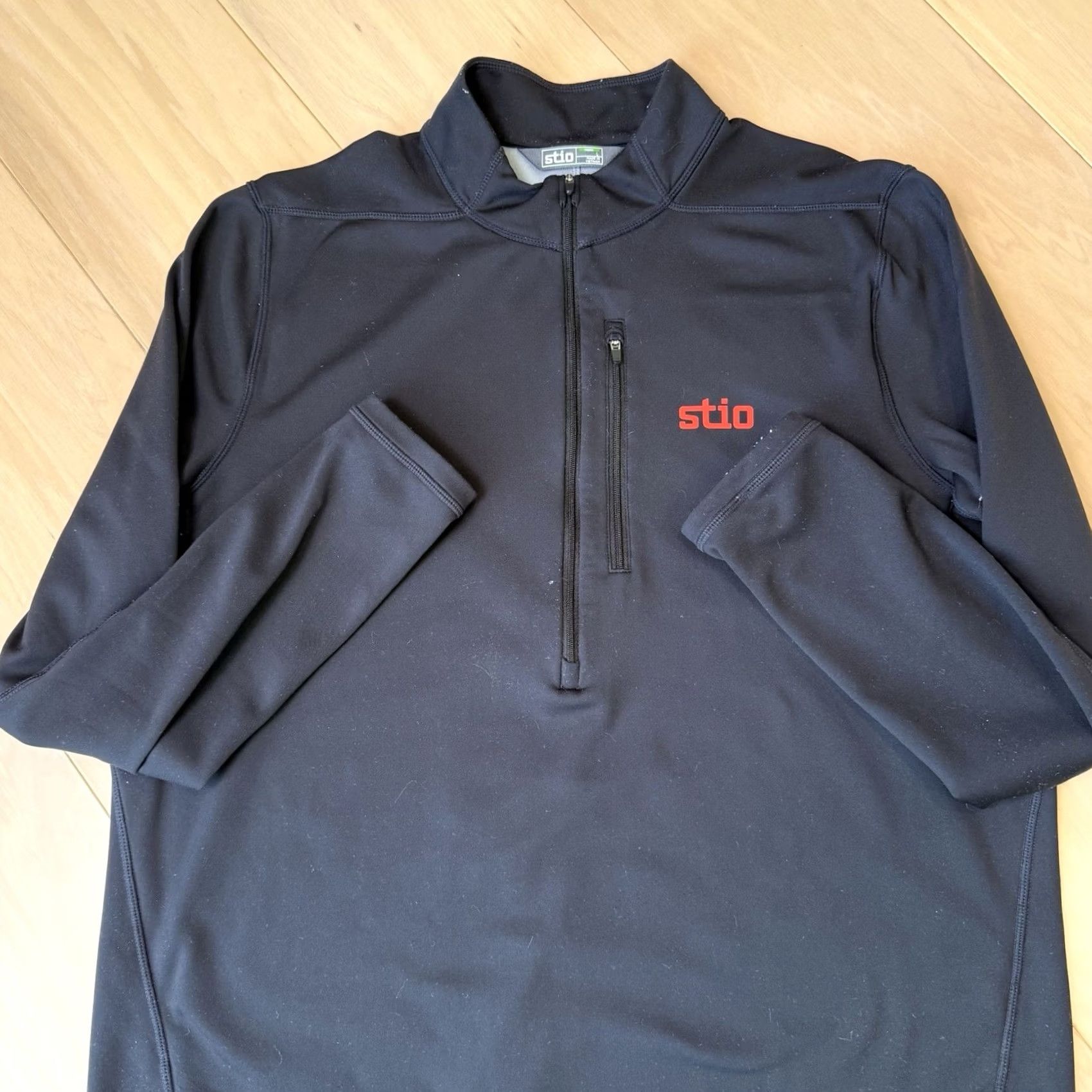 Vintage Stio Fremont Stretch Fleece Half Zip Pullover Large Black Lightweight Outerwear Jacket Size US L / EU 52-54 / 3 - 5 Thumbnail
