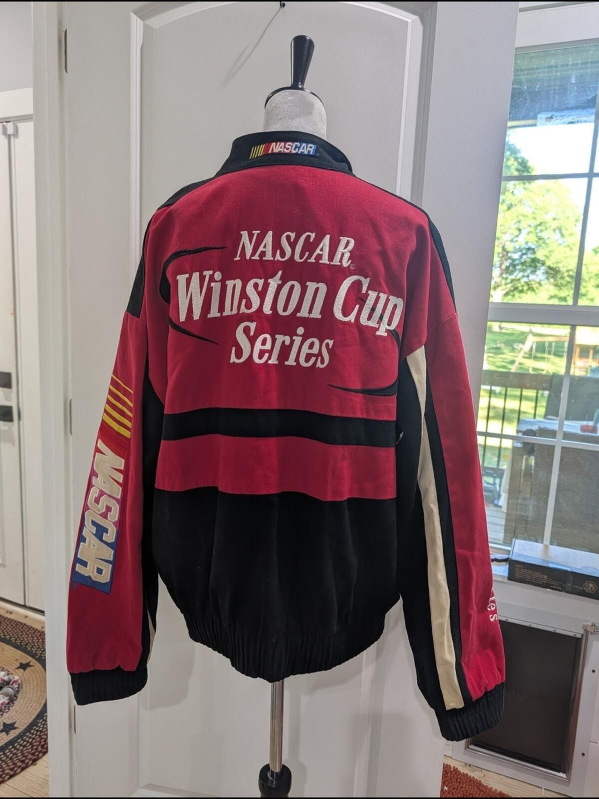 NASCAR Vintage Nascar Winston Cup Racing Bomber Jacket Size L / US 10 / IT 46 - 5 Thumbnail