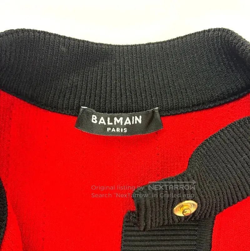 Balmain Balmain Red Short Sleeve Women's T-Shirt . Size XXS / US 00 / IT 34 - 4 Thumbnail