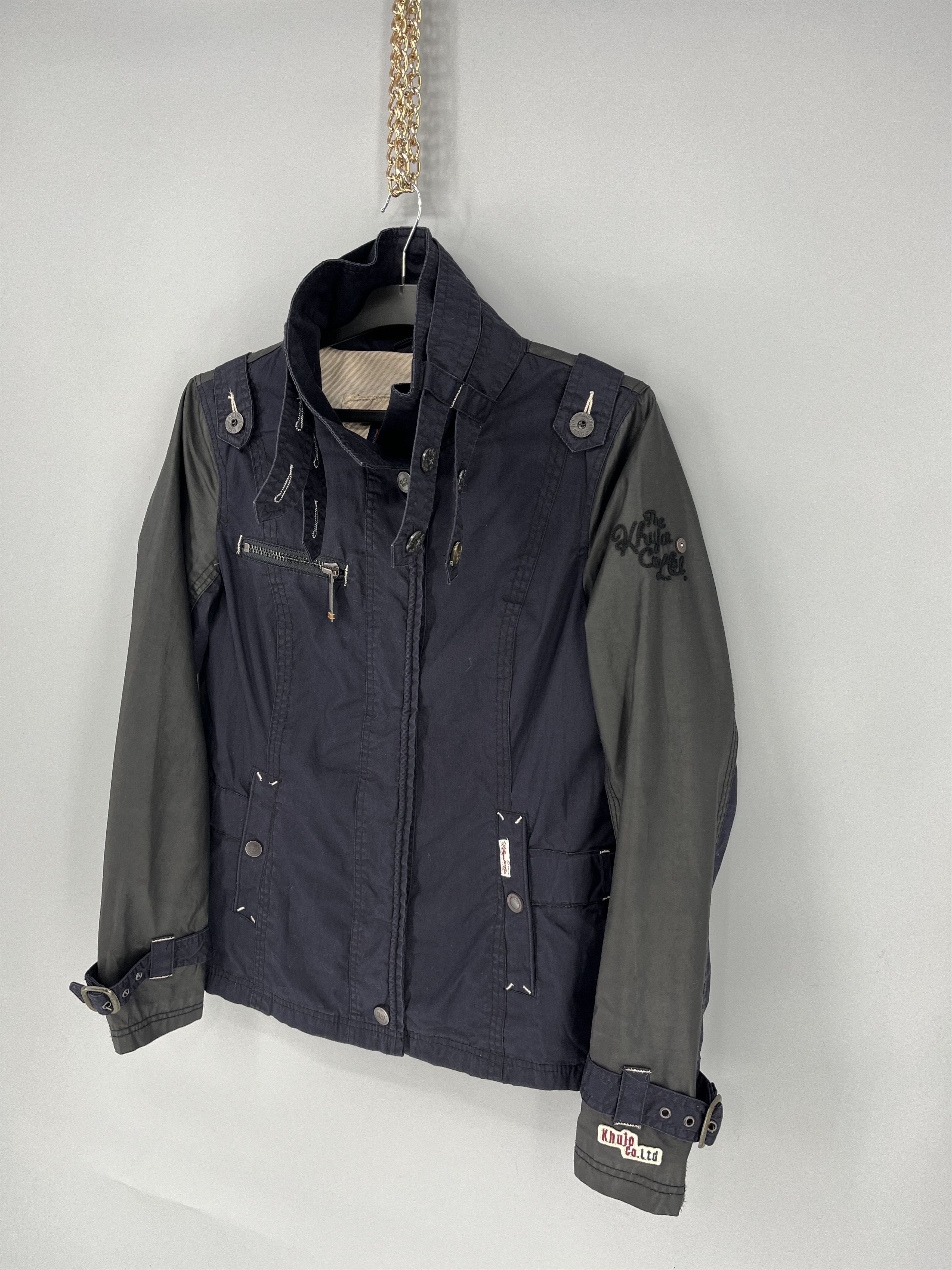 khujo Vintage KHUJO Military Jacket Womens Size L Streetwear Style Size L / US 10 / IT 46 - 3 Thumbnail