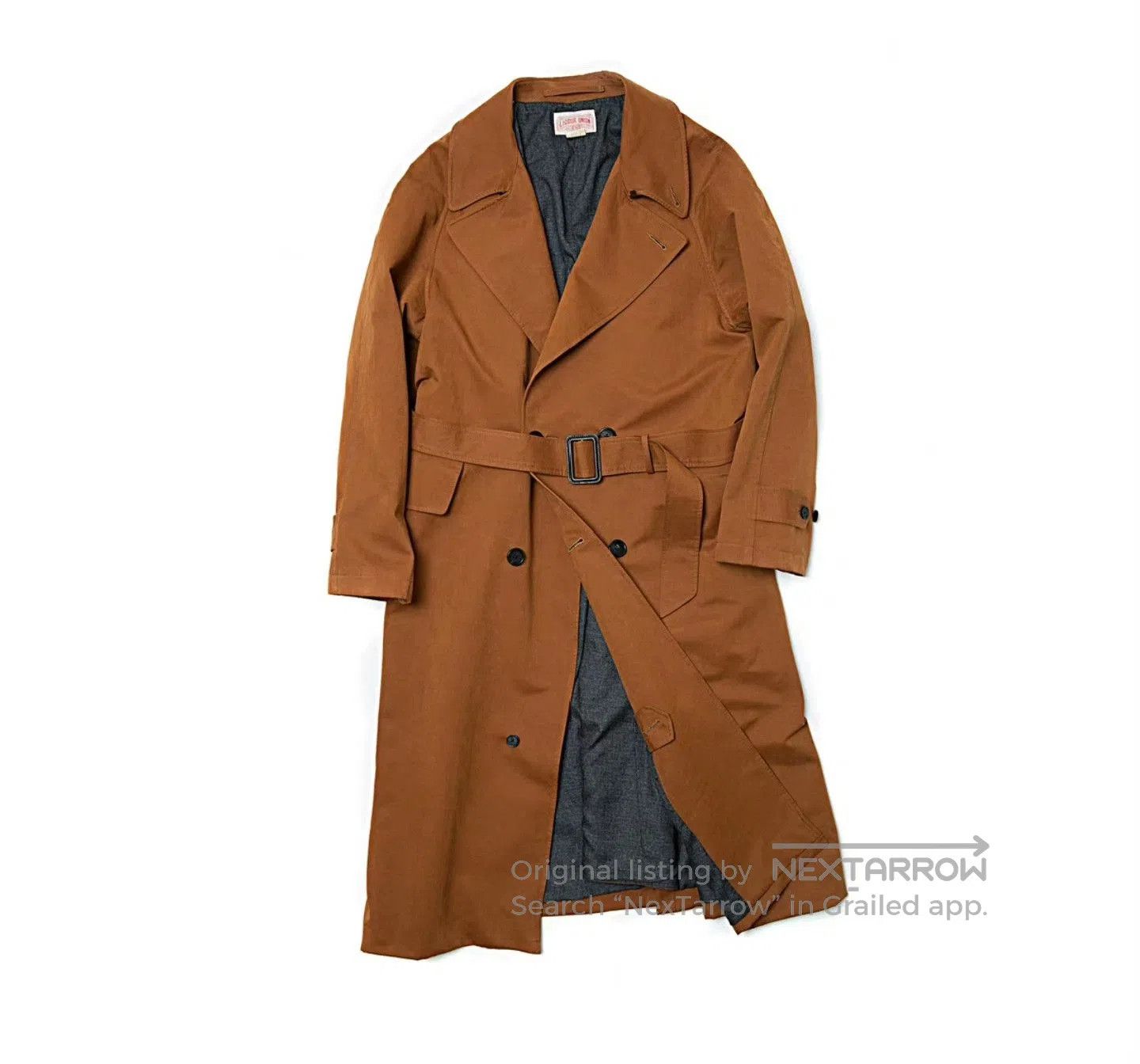 Garment Reproduction of Workers Vintage Labour Union Trench Coat. Size US L / EU 52-54 / 3 - 1 Thumbnail