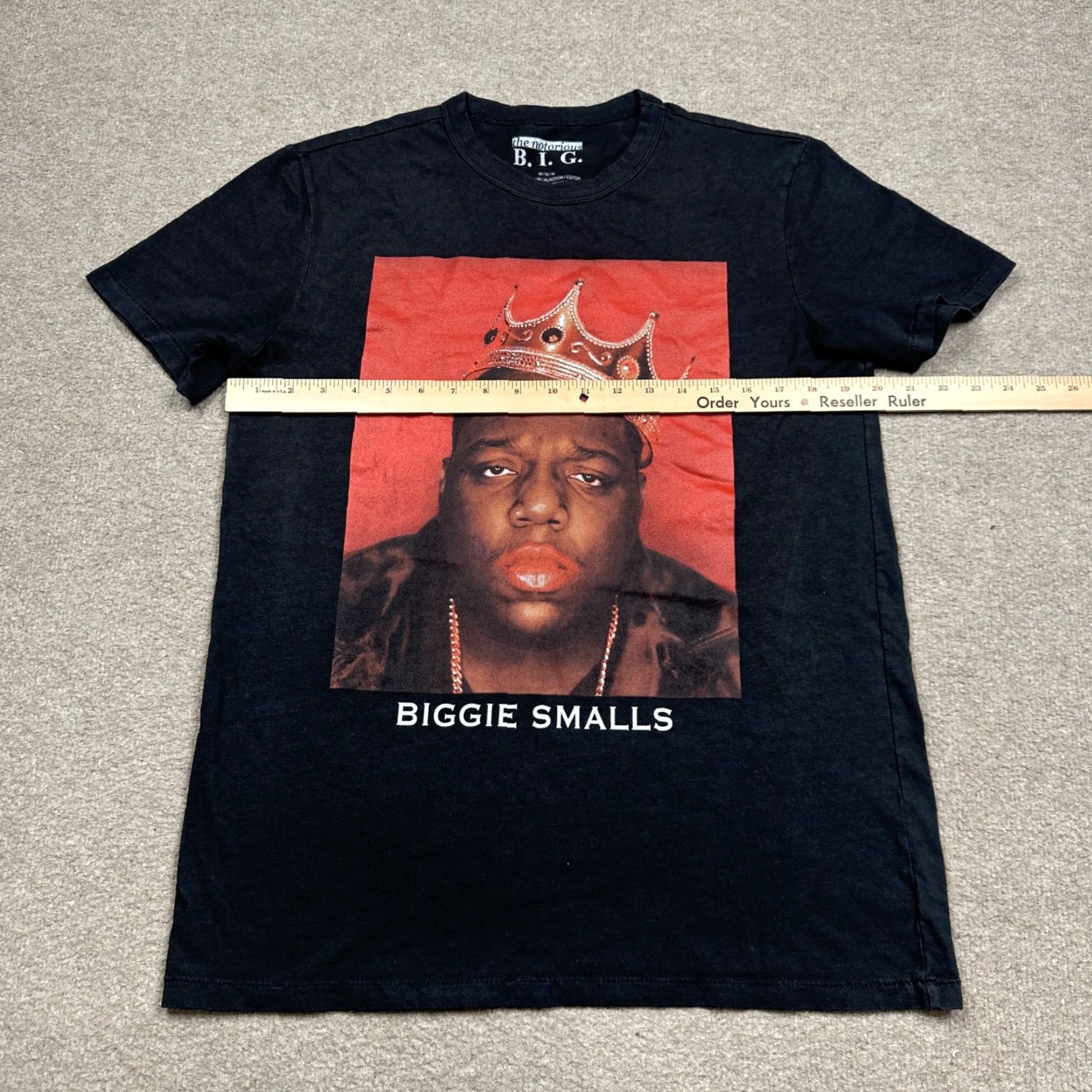 Vintage The Notorious BIG T Shirt Mens M Black Short Sleeve Hip Hop Rap Tee Size US M / EU 48-50 / 2 - 5 Thumbnail