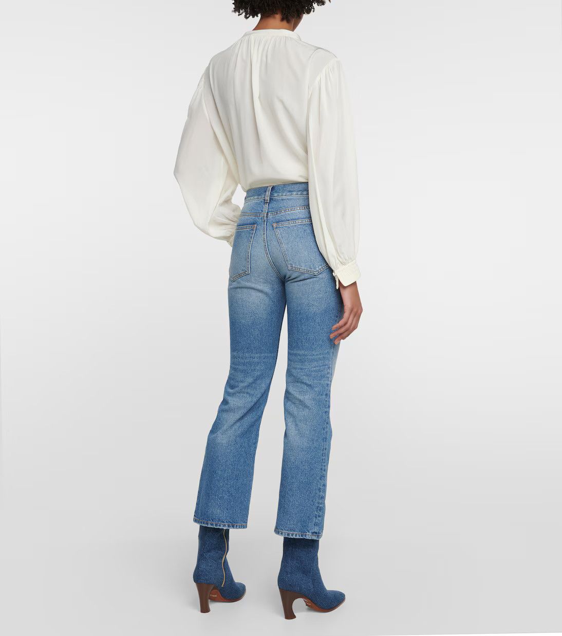 Chloe o1y0825 Denim Pant in Blue Size 30" / US 8 / IT 44 - 5 Thumbnail