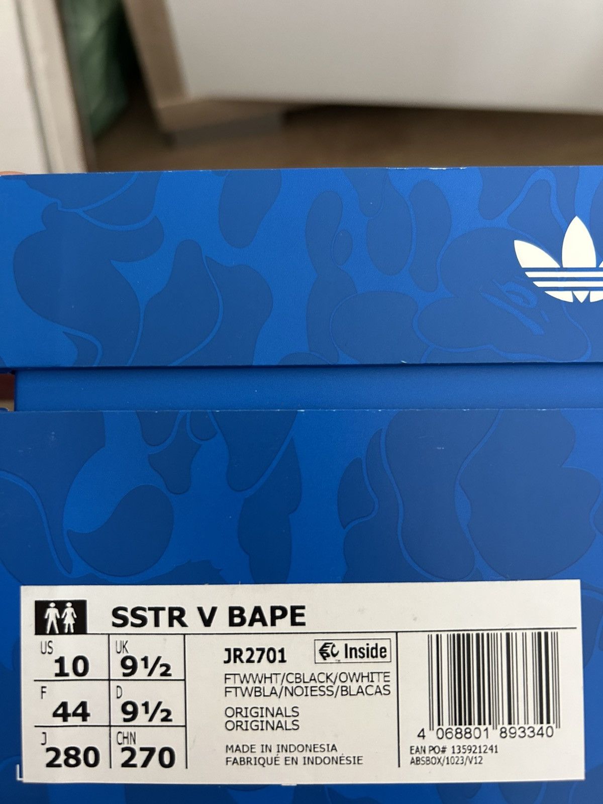 Adidas × Bape adidas x BAPE SSTR V Size US 9.5 / EU 42-43 - 9 Thumbnail