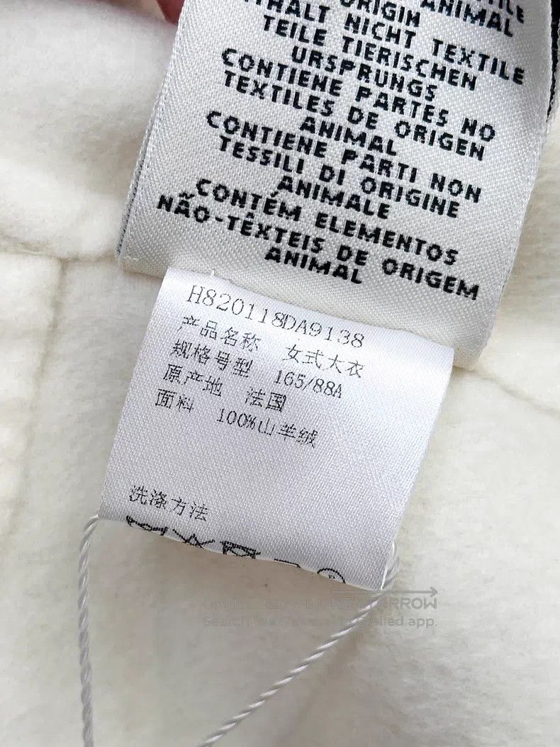Hermes Hermes White Cashmere Coat Cloak Size XS / US 0-2 / IT 36-38 - 6 Thumbnail
