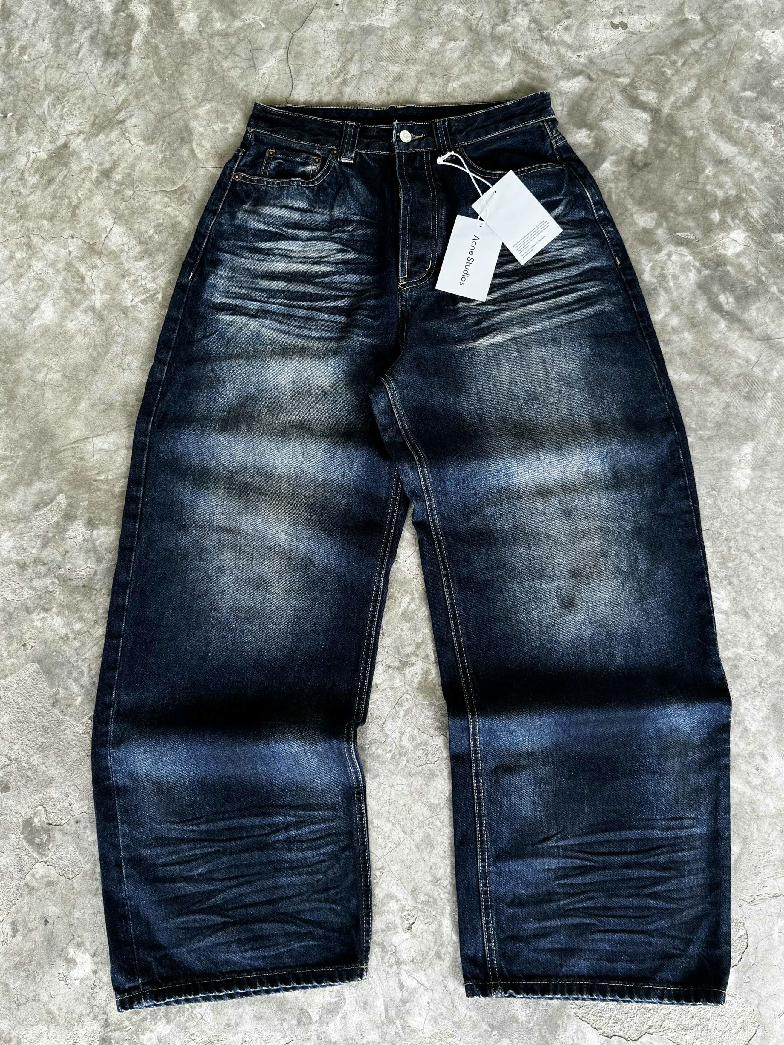 Acne Studios Acne Studios Super Baggy Fit Jeans 2023M in Silver